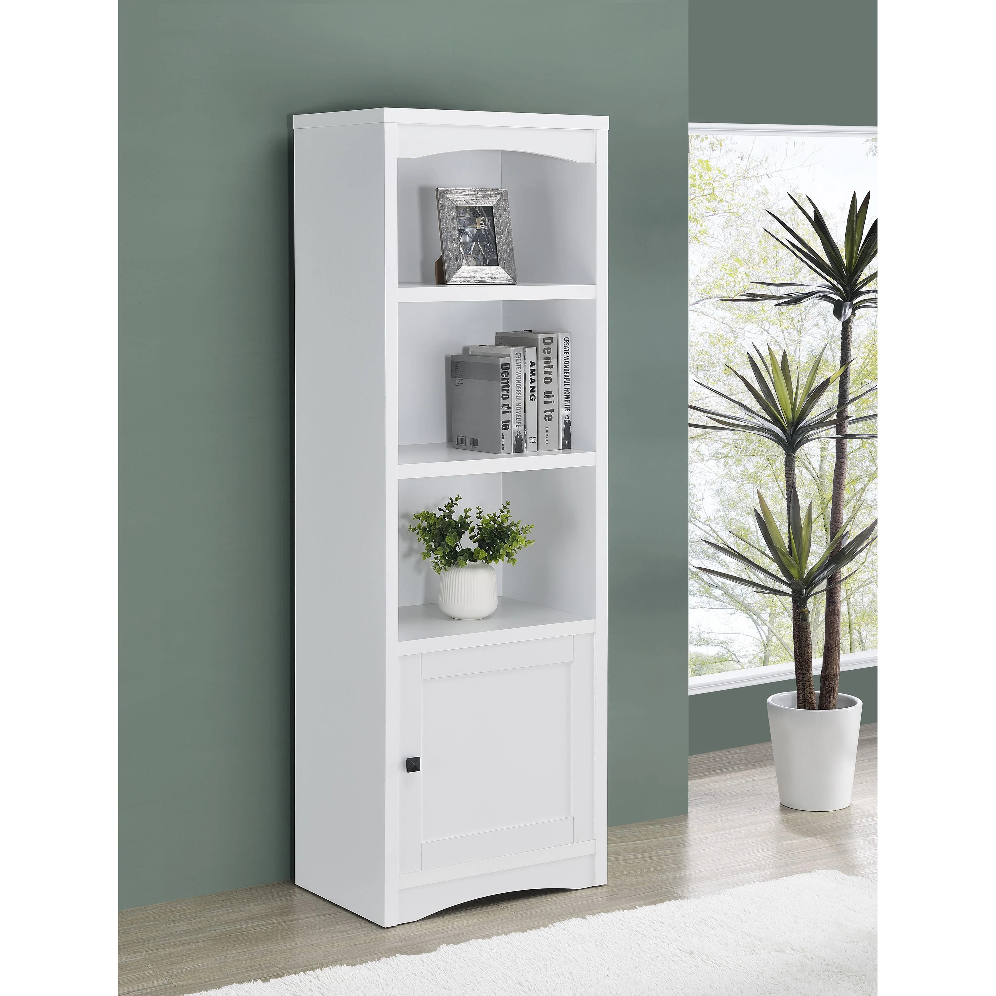 Coaster Furniture Laughlin 724113-SET 3-piece Entertainment Center TV Stand - White - Image 2