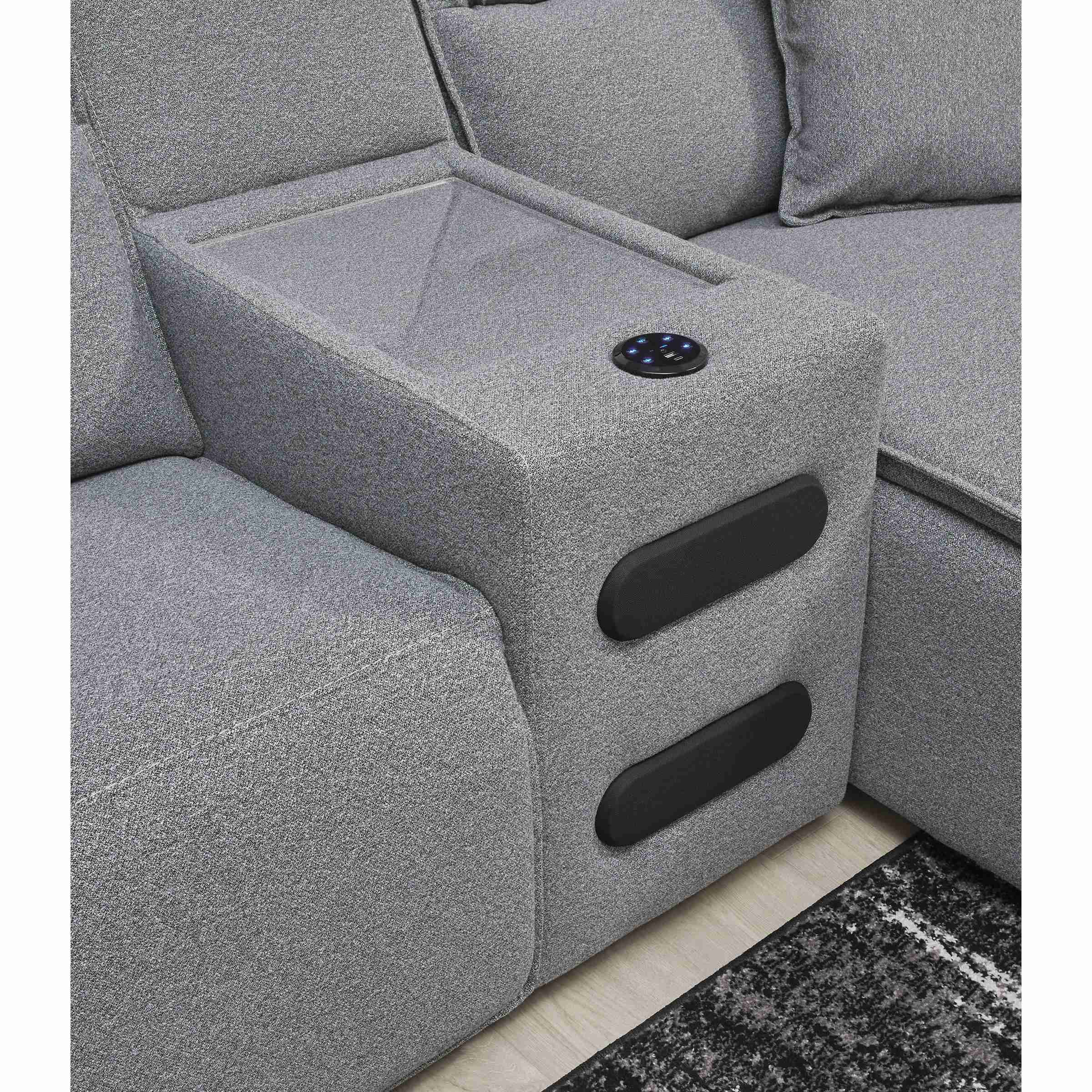 Signature Design by Ashley ModMax II 6590660 Console with Audio System - Image 3