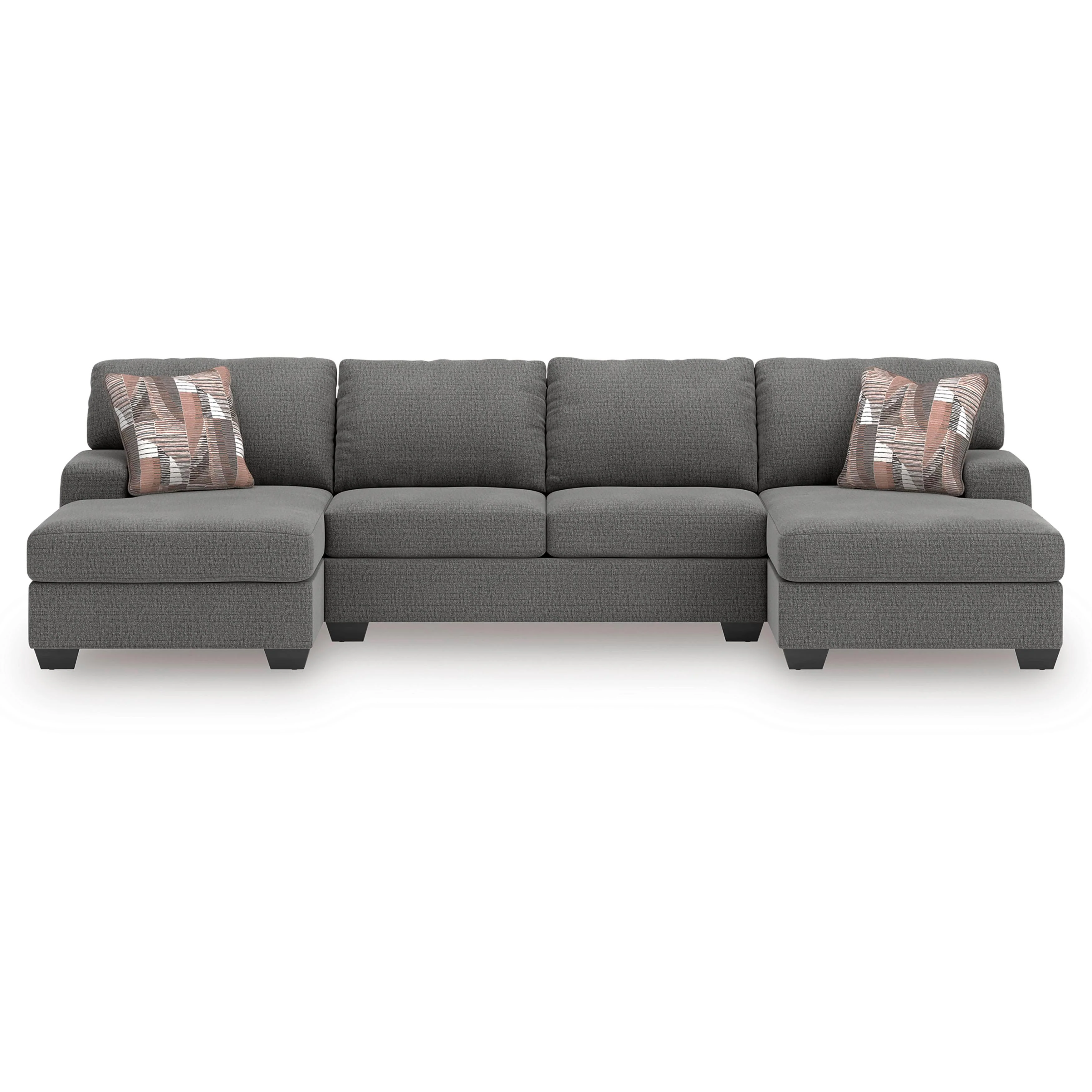 Signature Design by Ashley Seyler Lane 48405S7 3 pc Sleeper Sectional with Double Chaise - Image 2