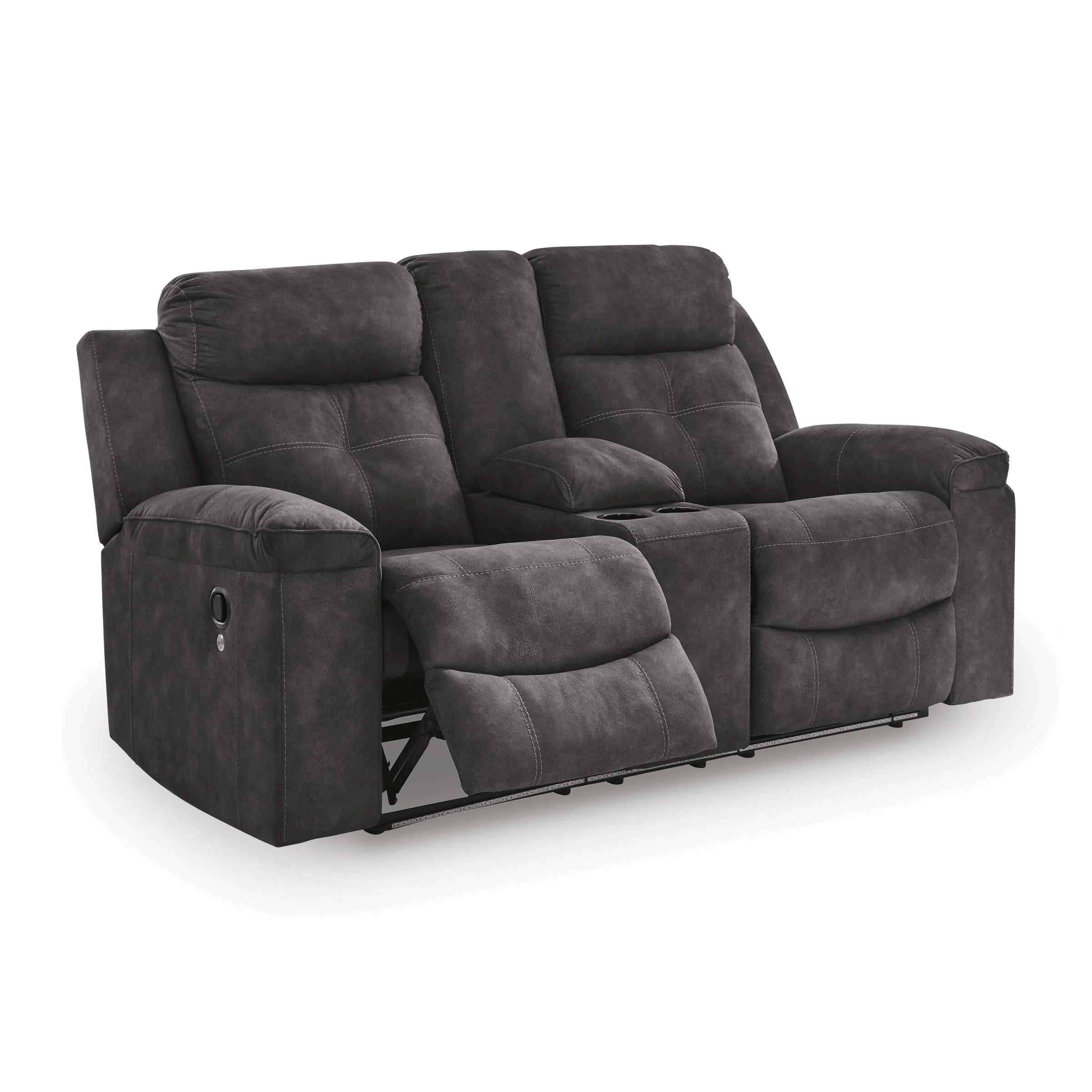 Benchcraft Brysonview 6360594 Double Reclining Loveseat with Console - Image 1