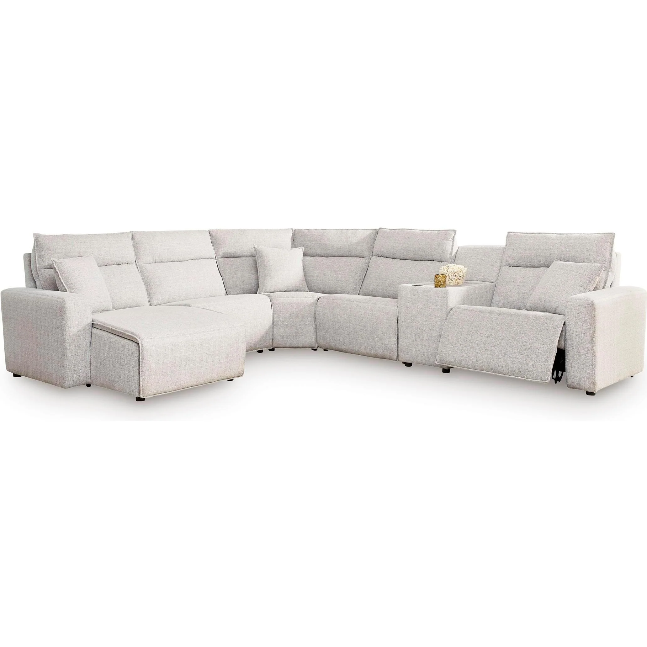 Signature Design by Ashley ModMax II 65907S19 6 pc Power Reclining Sectional with Chaise and Console - Image 1