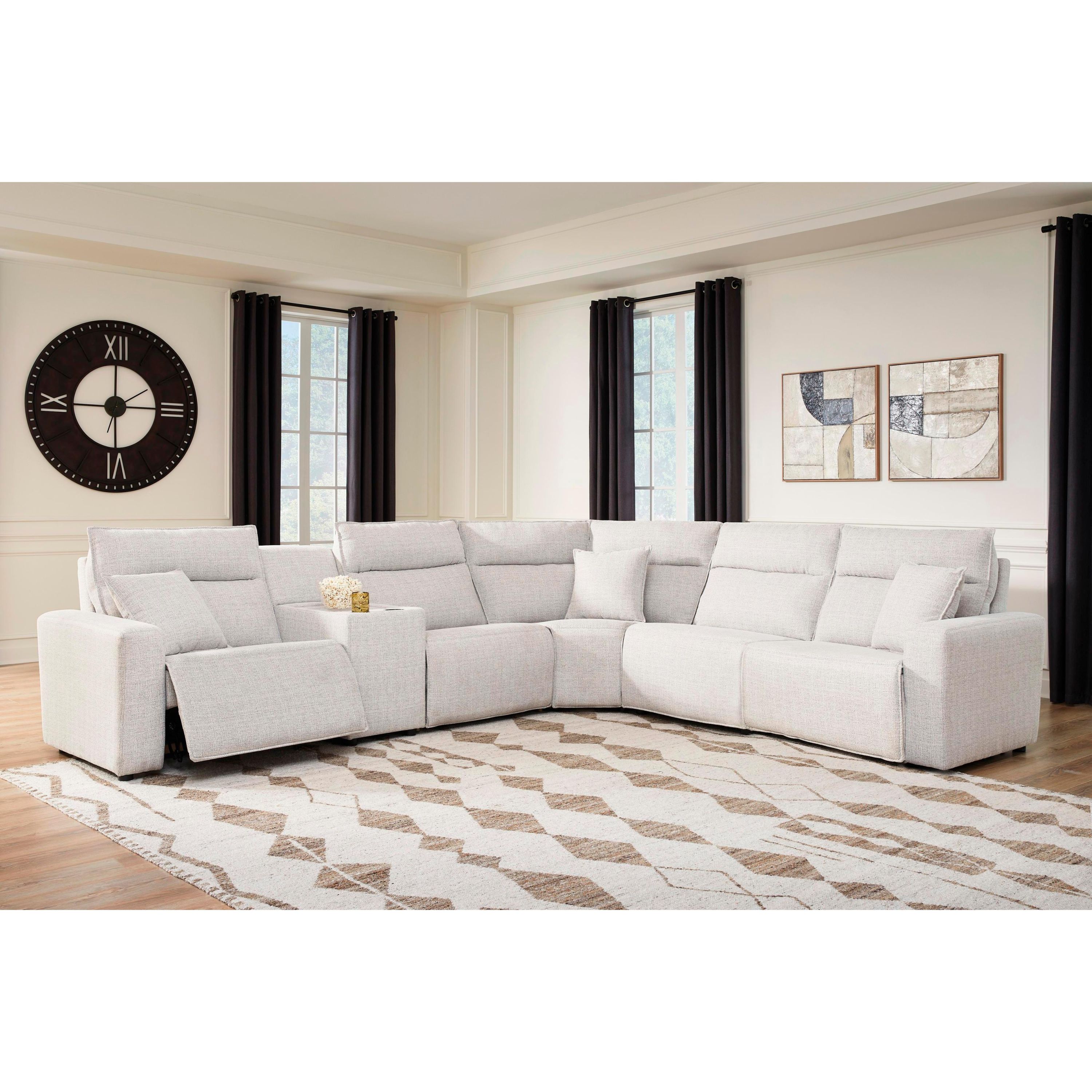 Signature Design by Ashley ModMax II 65907S36 6 pc Reclining Sectional with Console - Image 2