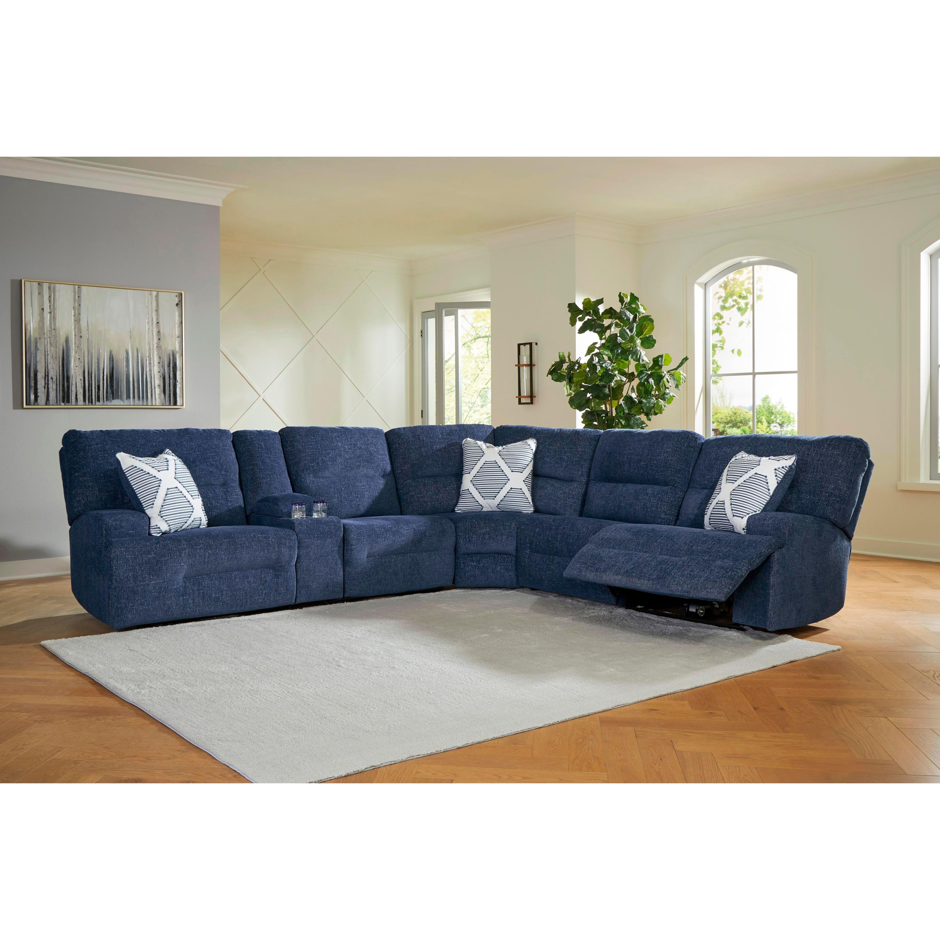 Signature Design by Ashley Acklen Place 93607S15 6 pc Power Reclining Sectional - Image 2