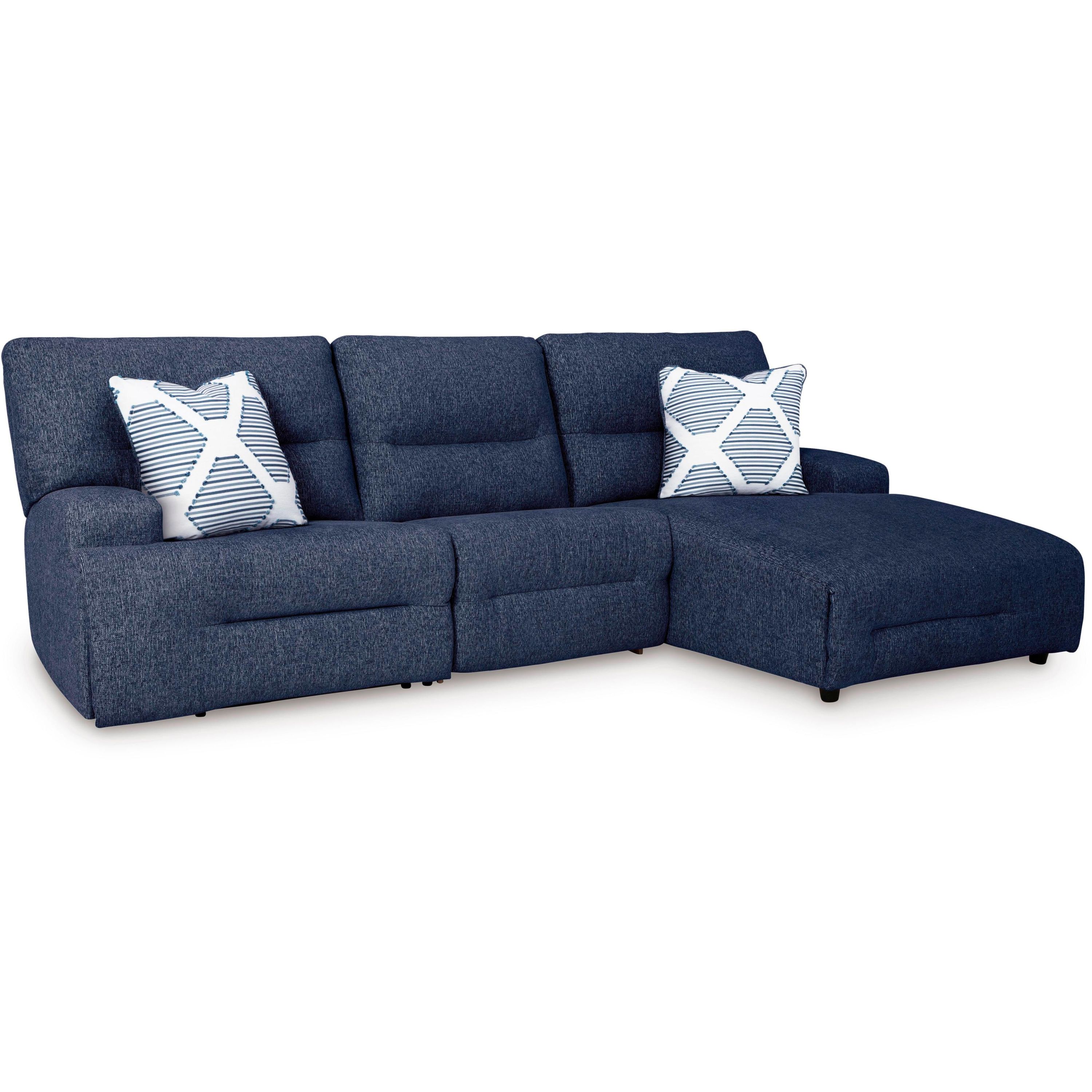 Signature Design by Ashley Acklen Place 93607S17 3 pc Power Reclining Sectional - Image 1
