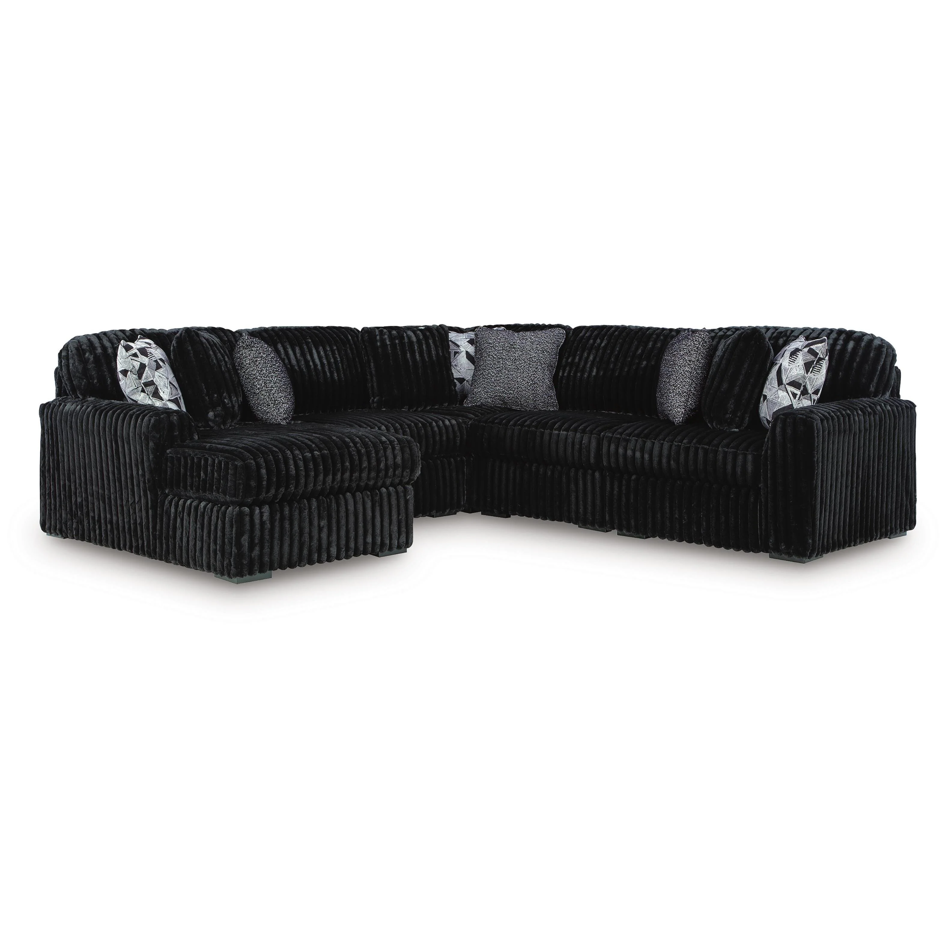 Signature Design by Ashley Midnight-Madness 98103S21 5 pc Sectional with Chaise