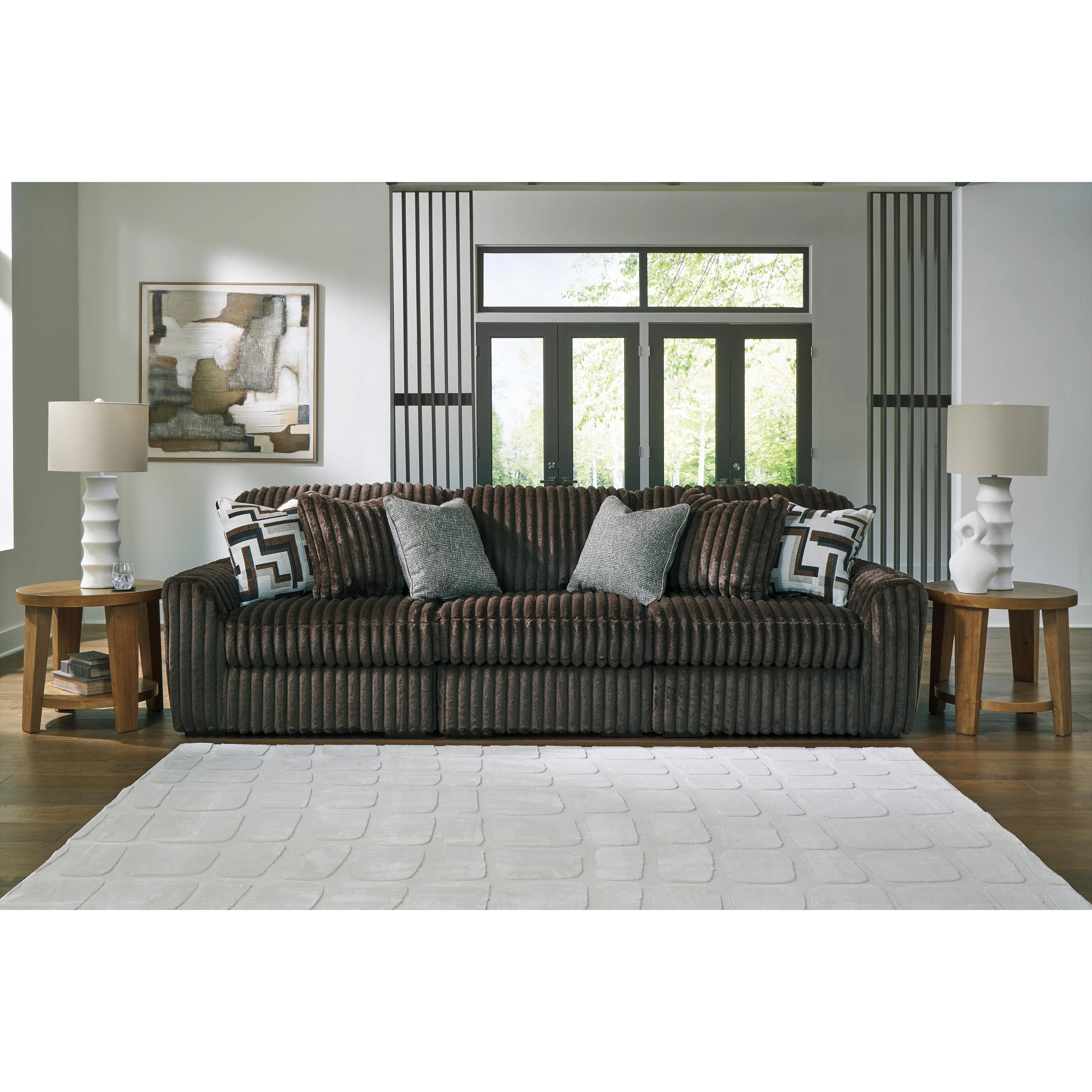 Signature Design by Ashley Midnight-Madness 98104S12 3 pc Sectional Sofa - Image 1