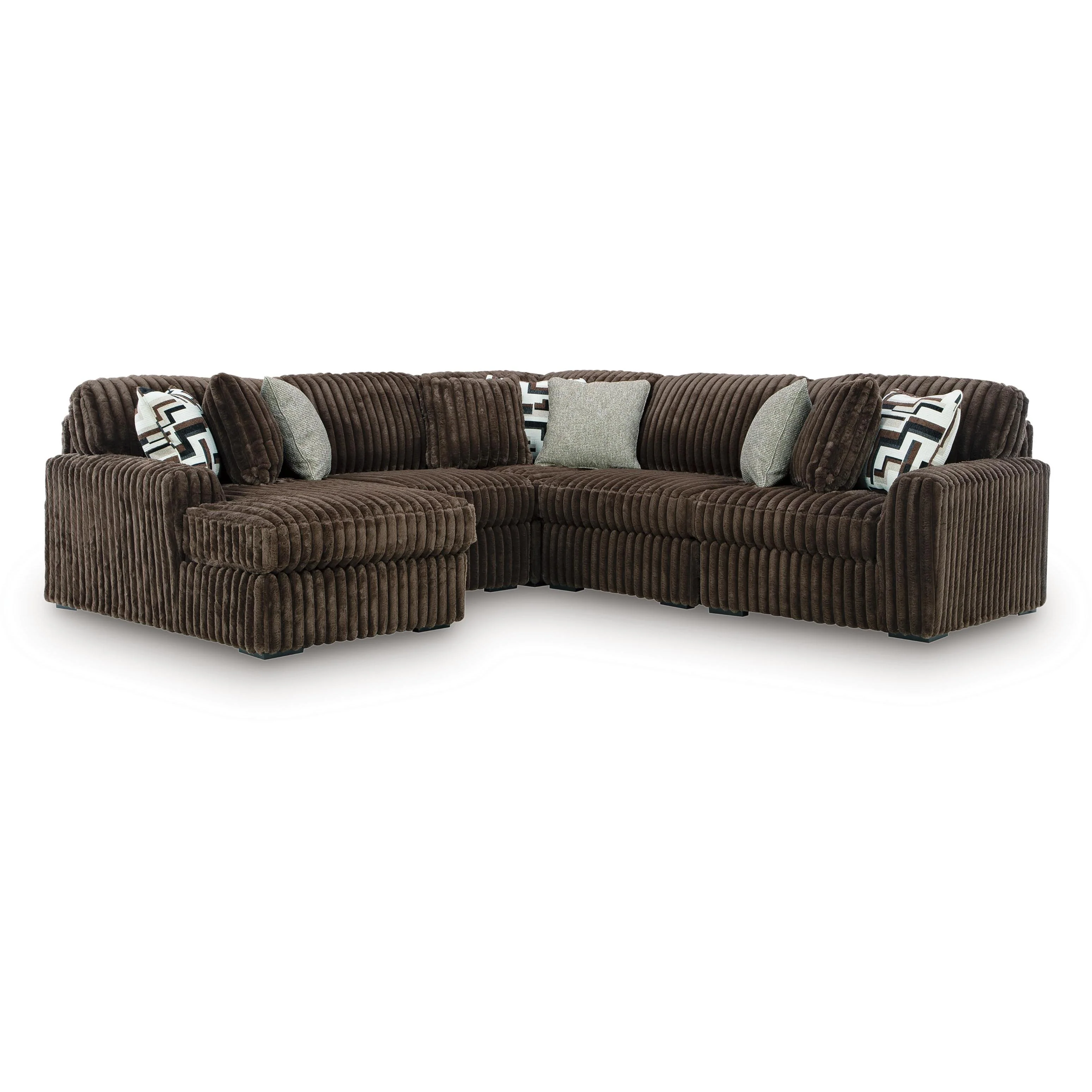 Signature Design by Ashley Midnight-Madness 98104S21 5 pc Sectional with Chaise - Image 1