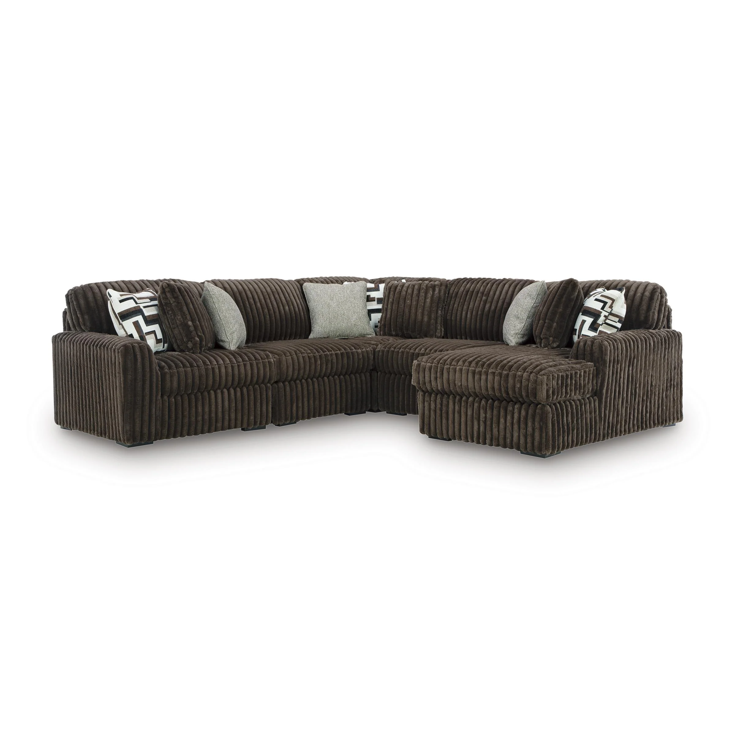 Signature Design by Ashley Midnight-Madness 98104S22 5 pc Sectional with Chaise - Image 1