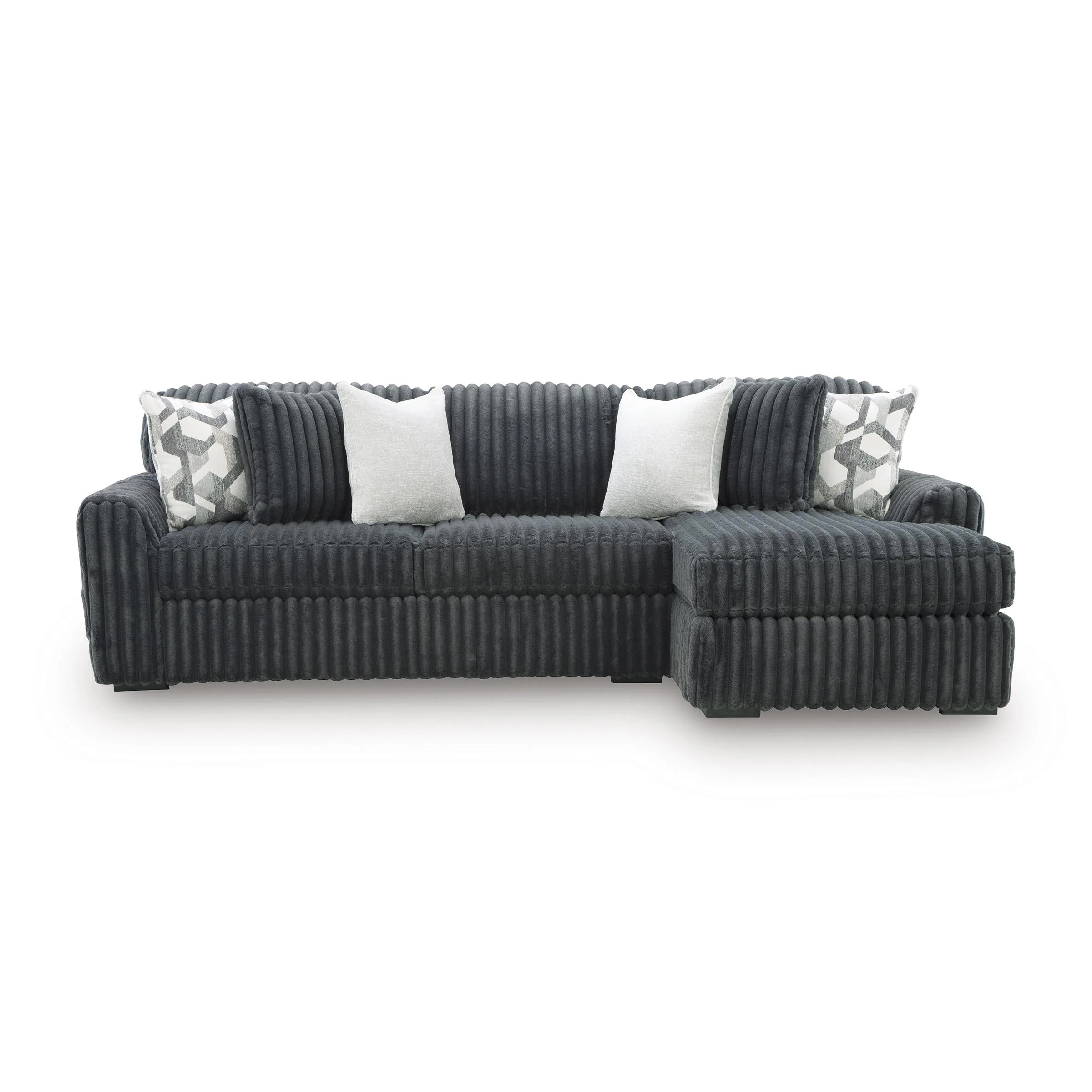 Signature Design by Ashley Midnight-Madness 98105S3 2 pc Sectional Sofa Chaise - Image 1