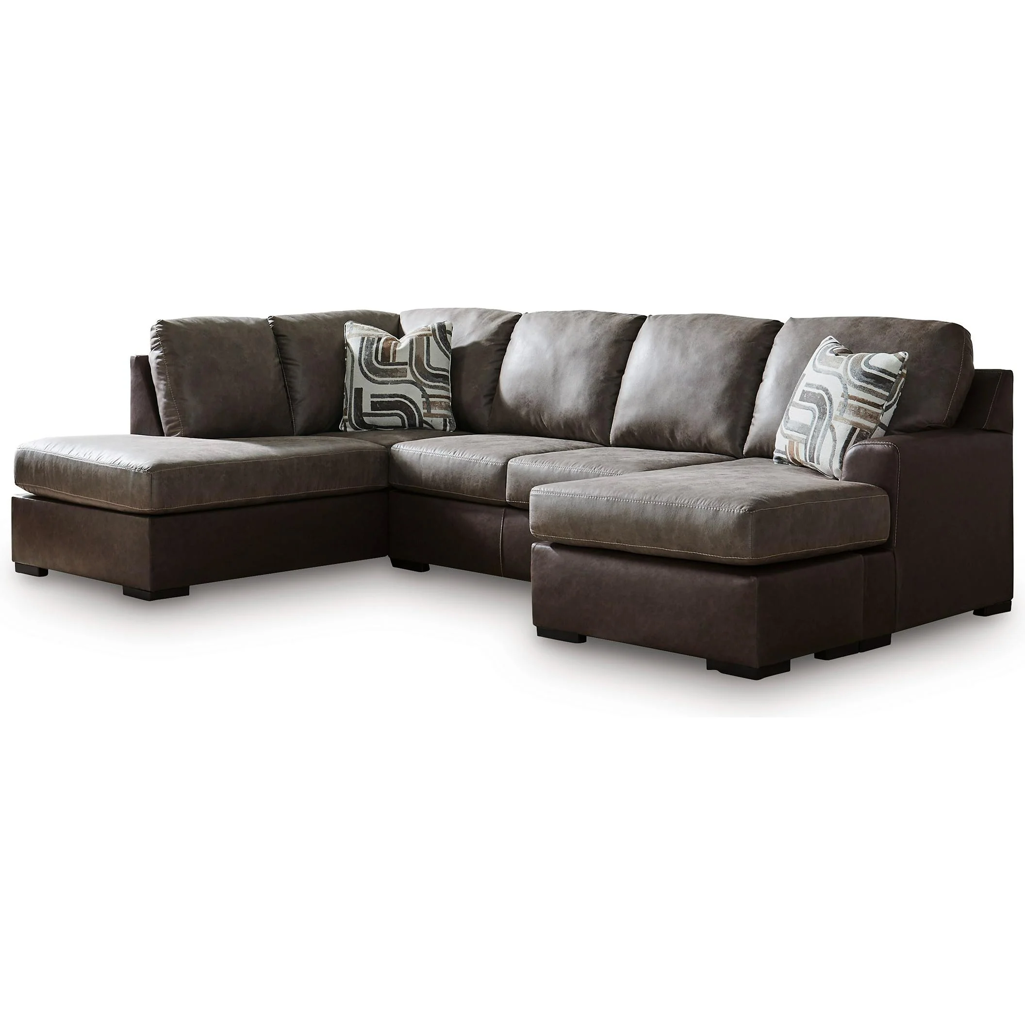 Signature Design by Ashley Castille Way PC62703S4 2 pc Sleeper Sectional with Chaise