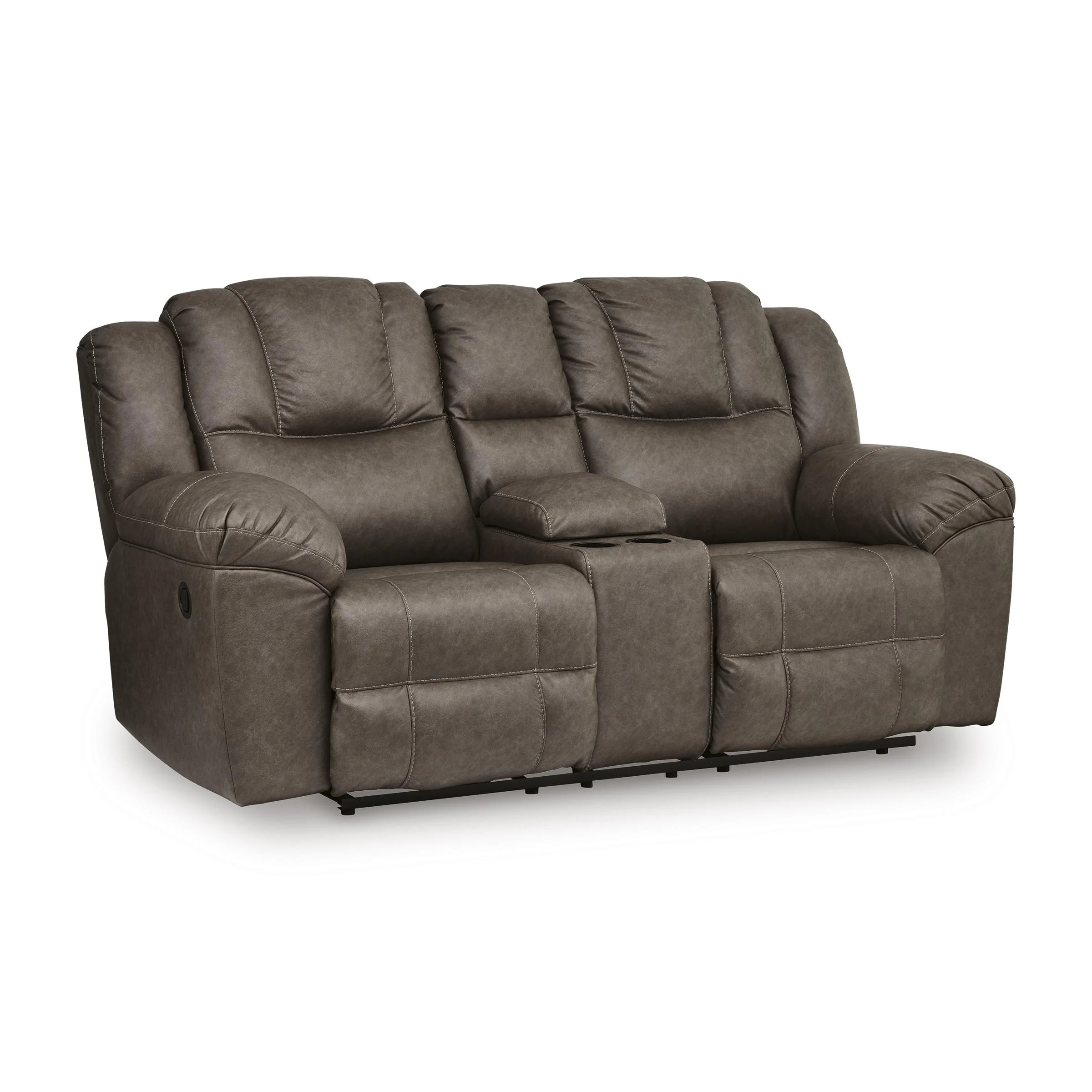 Signature Design by Ashley Lowilla PC6450694 Double Reclining Loveseat with Console - Image 1