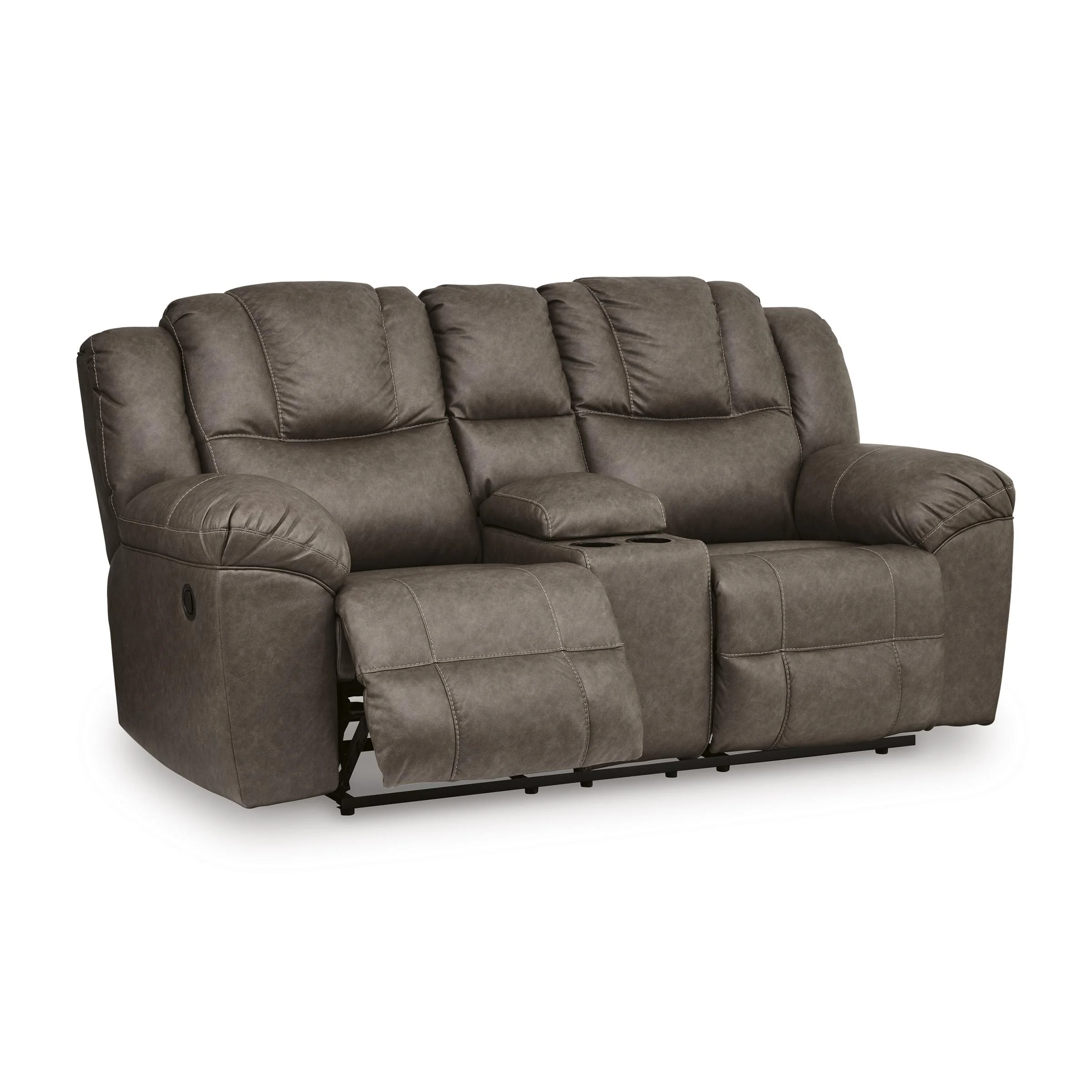 Signature Design by Ashley Lowilla PC6450694 Double Reclining Loveseat with Console - Image 2
