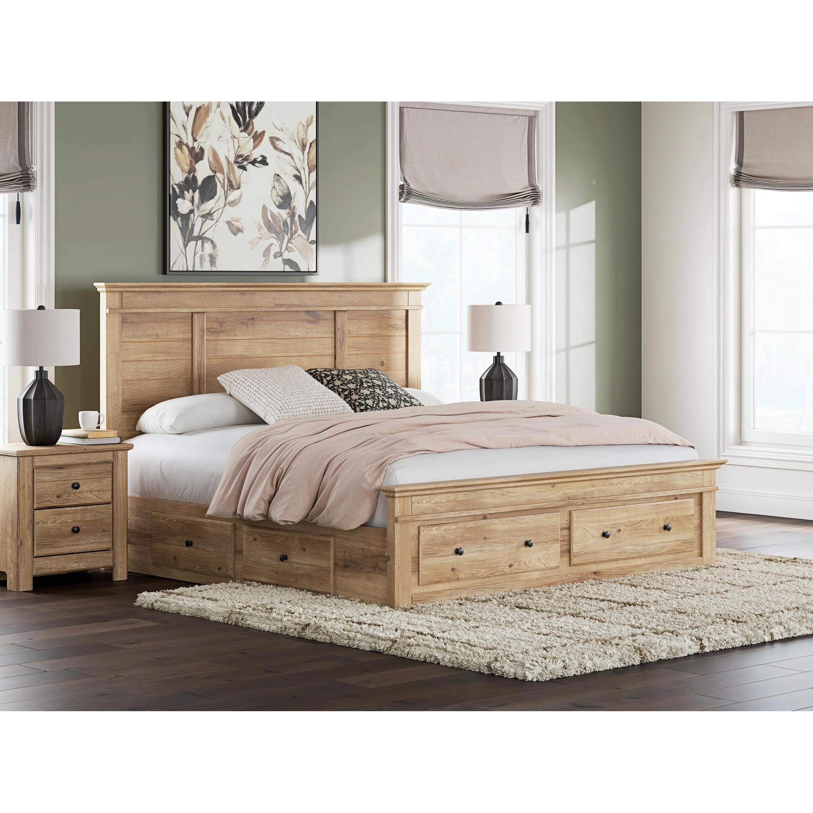 Signature Design by Ashley Makidern PCB1170B16 King Panel Storage Bed - Image 2