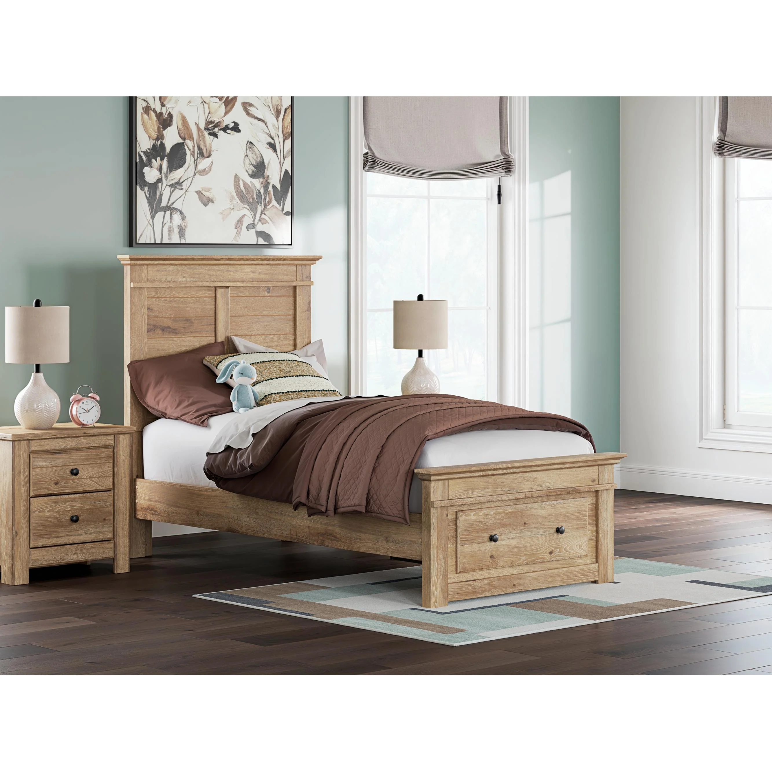 Signature Design by Ashley Makidern PCB1170B22 Twin Panel Storage Bed - Image 2