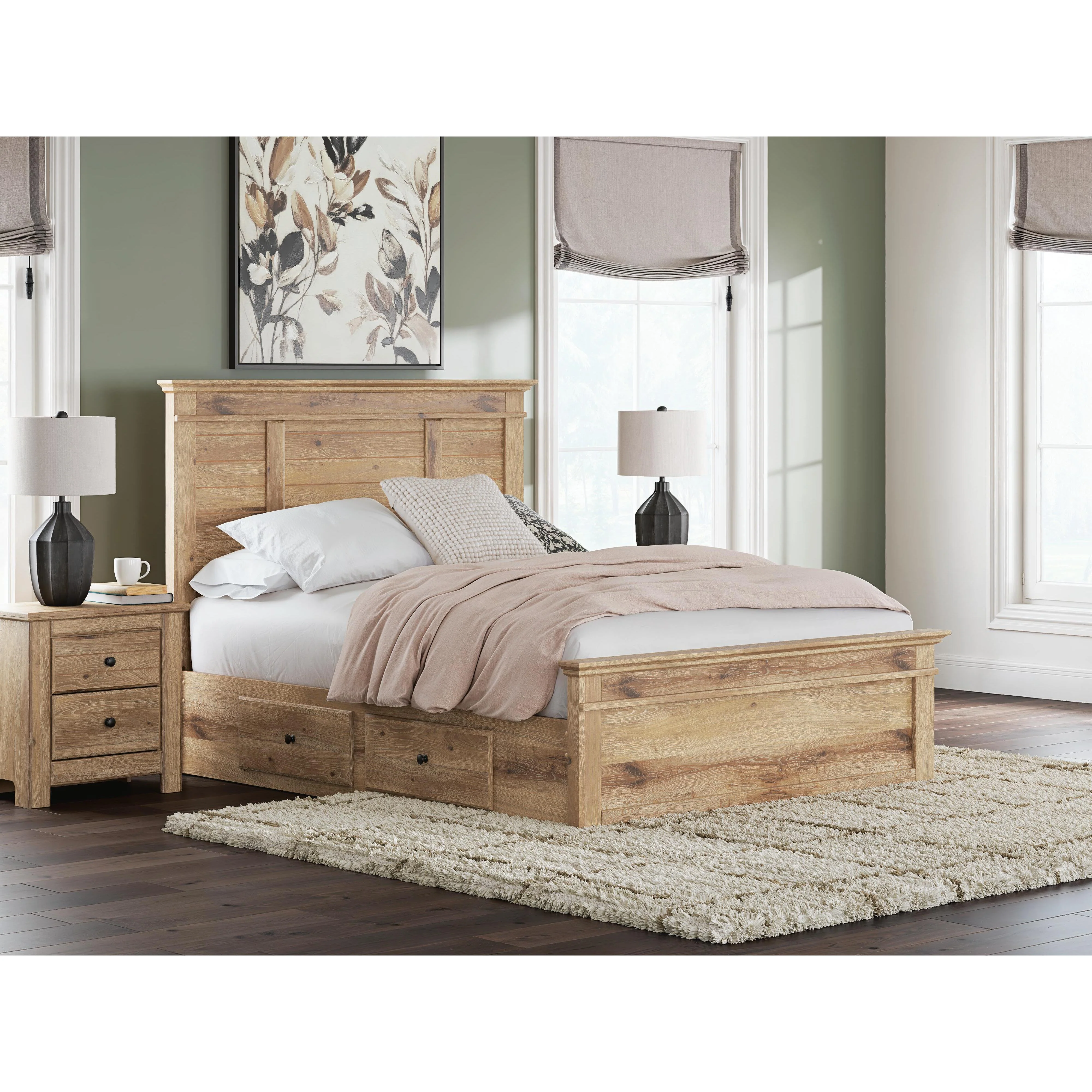 Signature Design by Ashley Makidern PCB1170B6 Queen Panel Storage Bed - Image 2