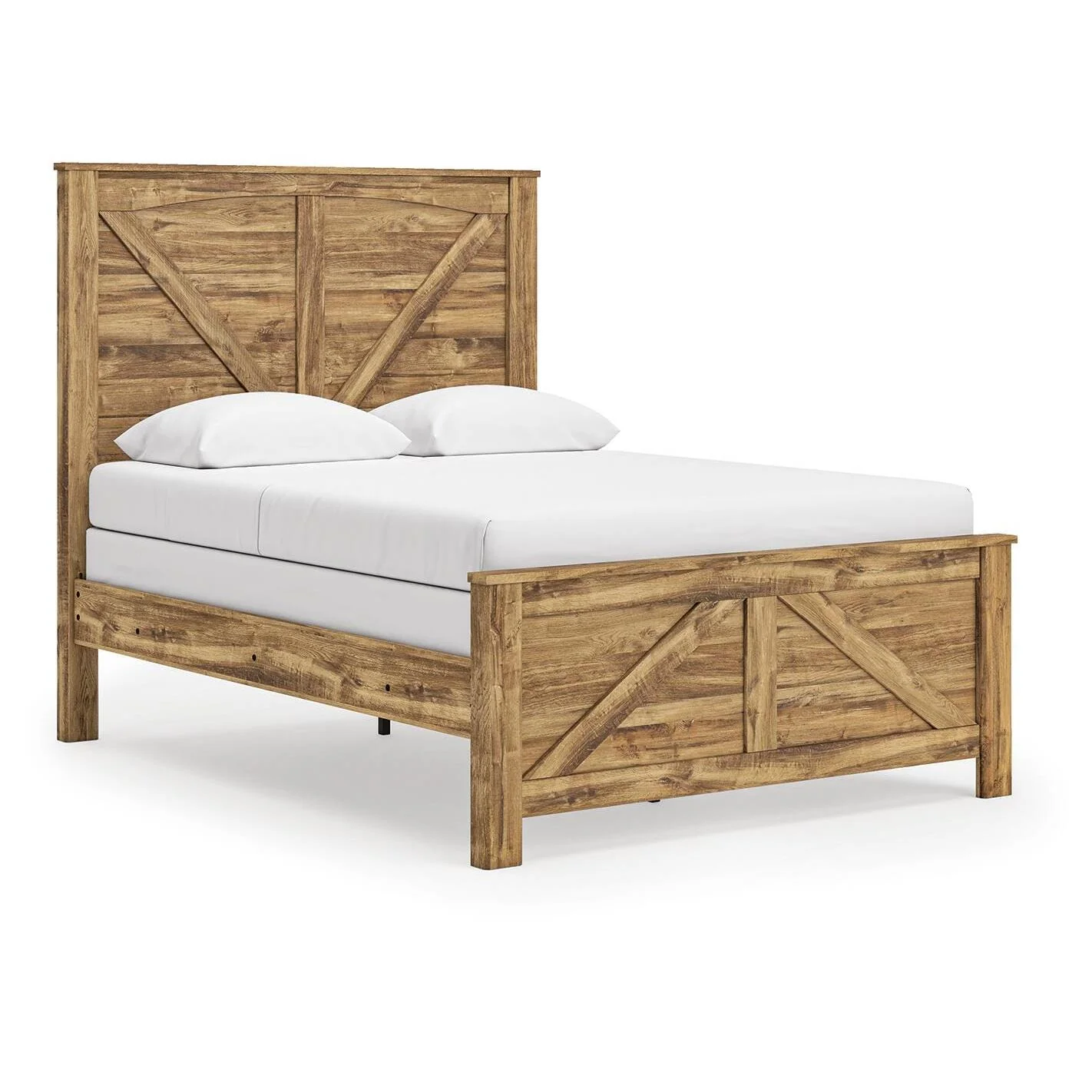 Signature Design by Ashley Maystonna PCB1580B2 Queen Crossbuck Panel Bed - Image 1
