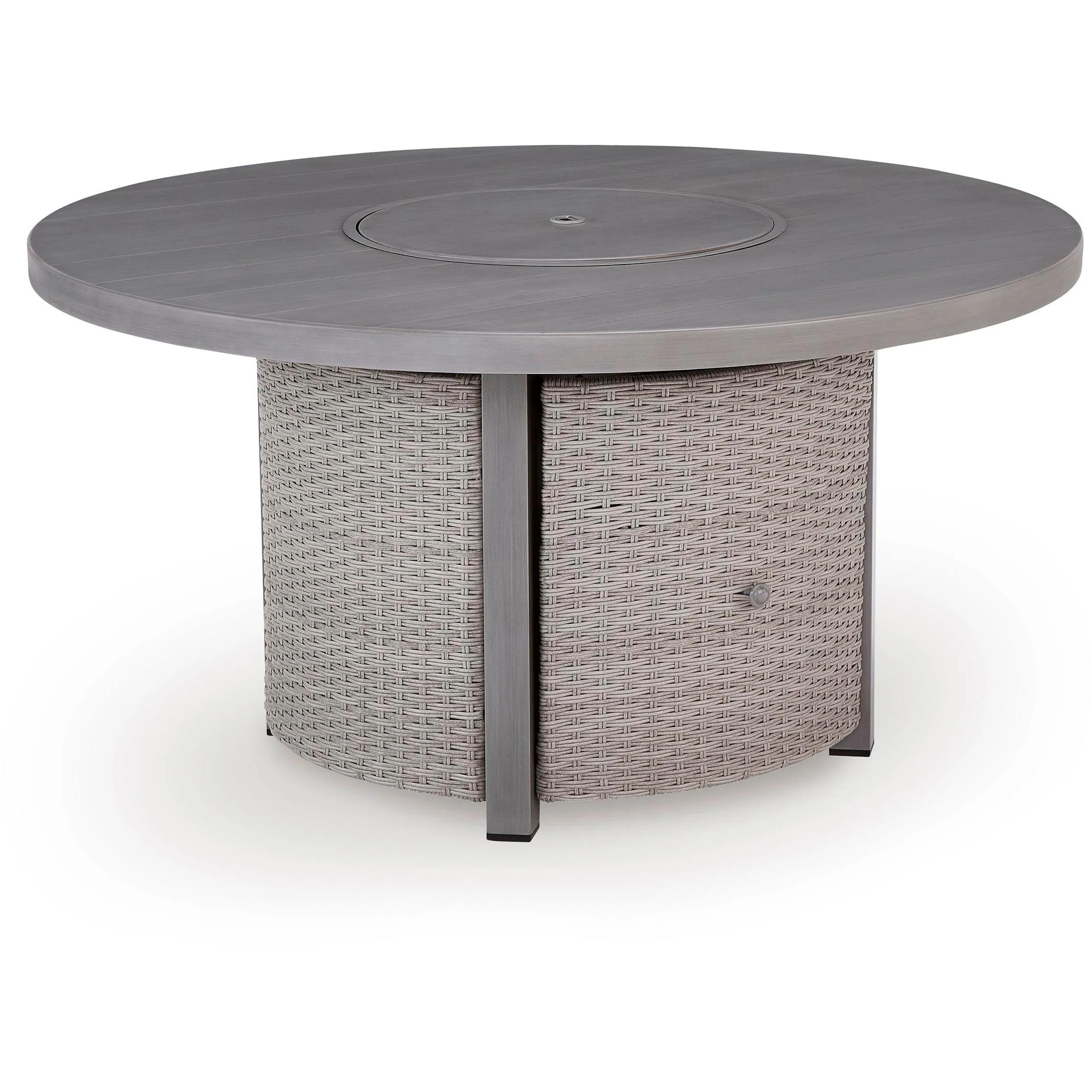 Signature Design by Ashley Half Moon Beach PCP418-776 Round Fire Pit Table - Image 1