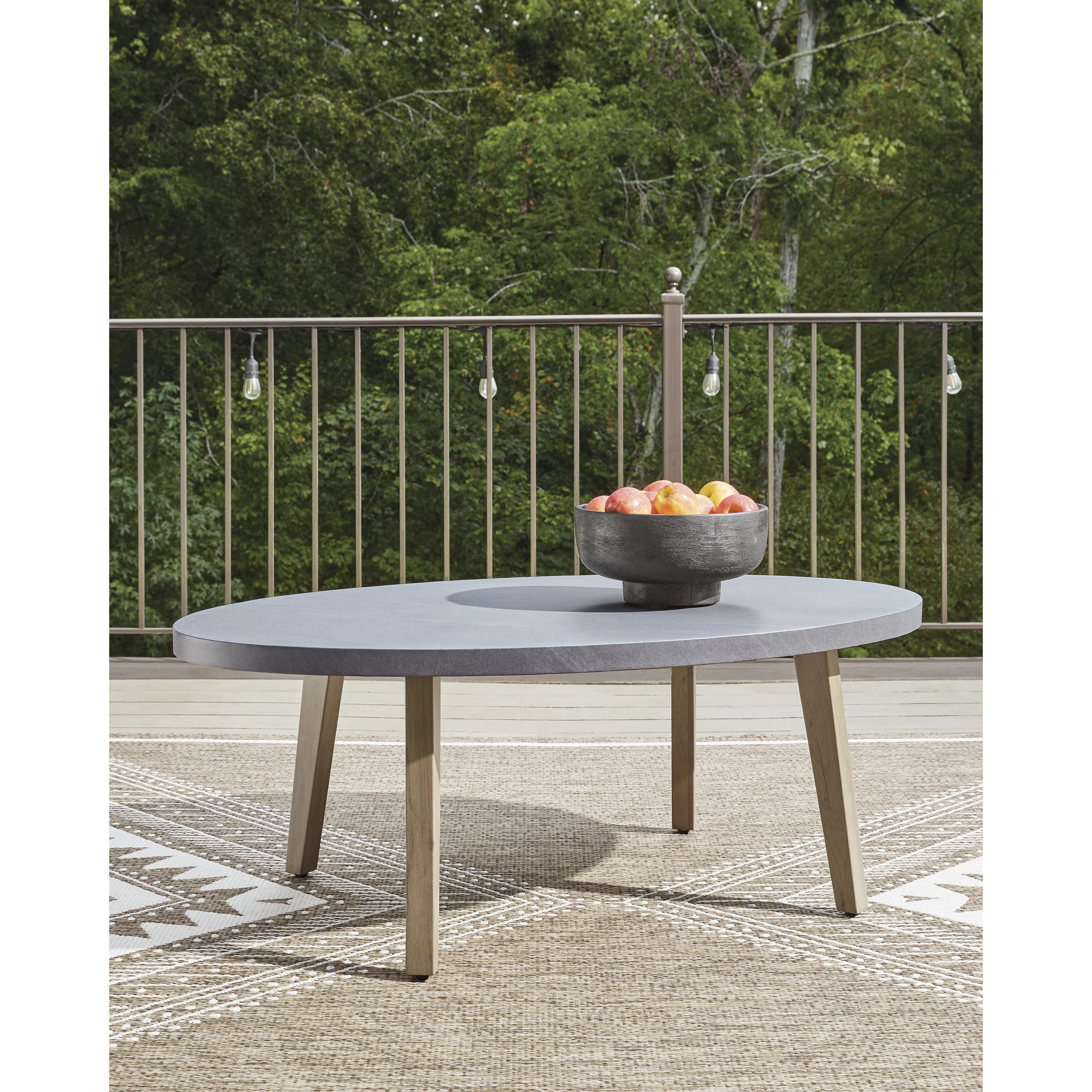 Signature Design by Ashley Harmony Headlands PCP428-701 Oval Cocktail Table - Image 3