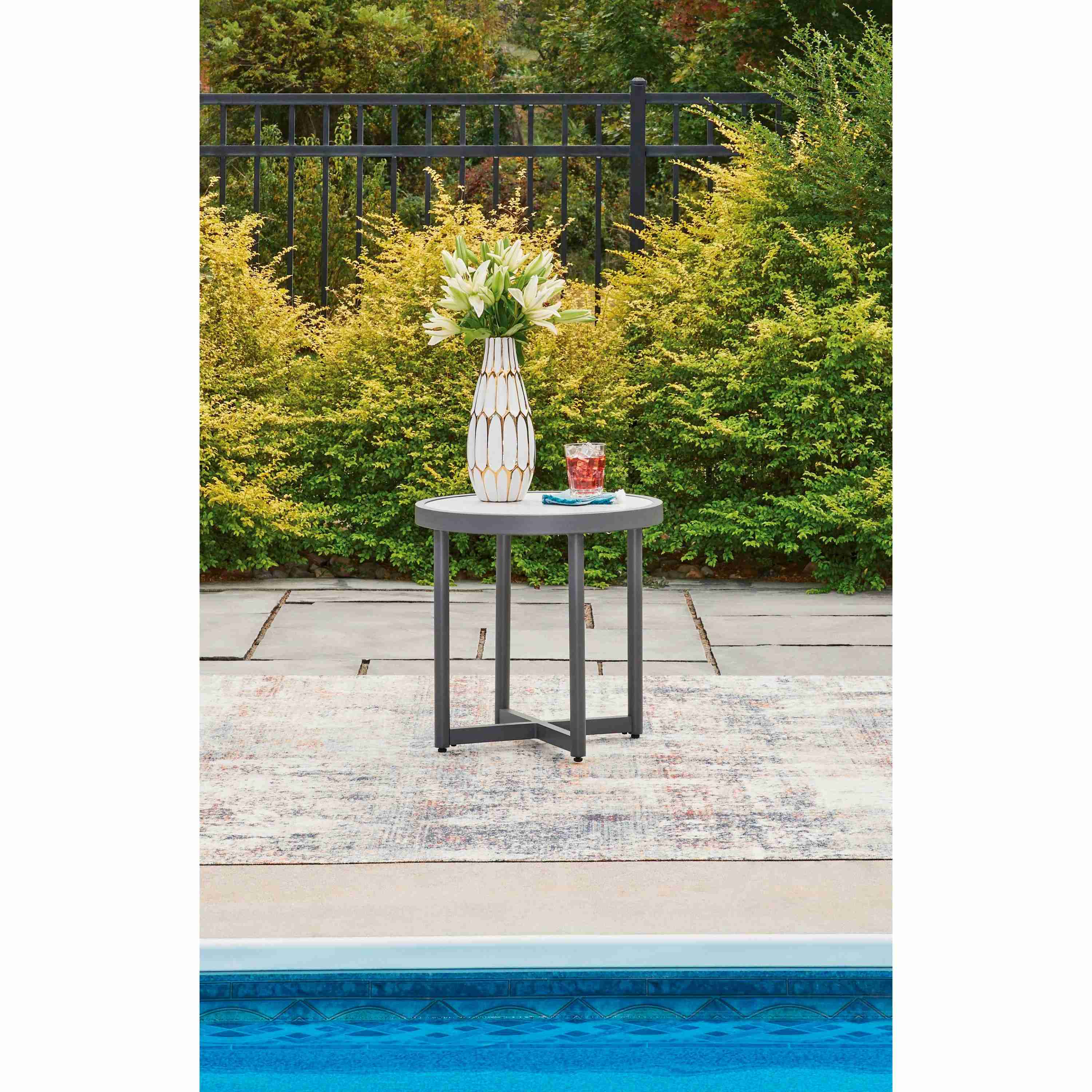 Signature Design by Ashley Ocean Beach PCP510-706 Round End Table - Image 3