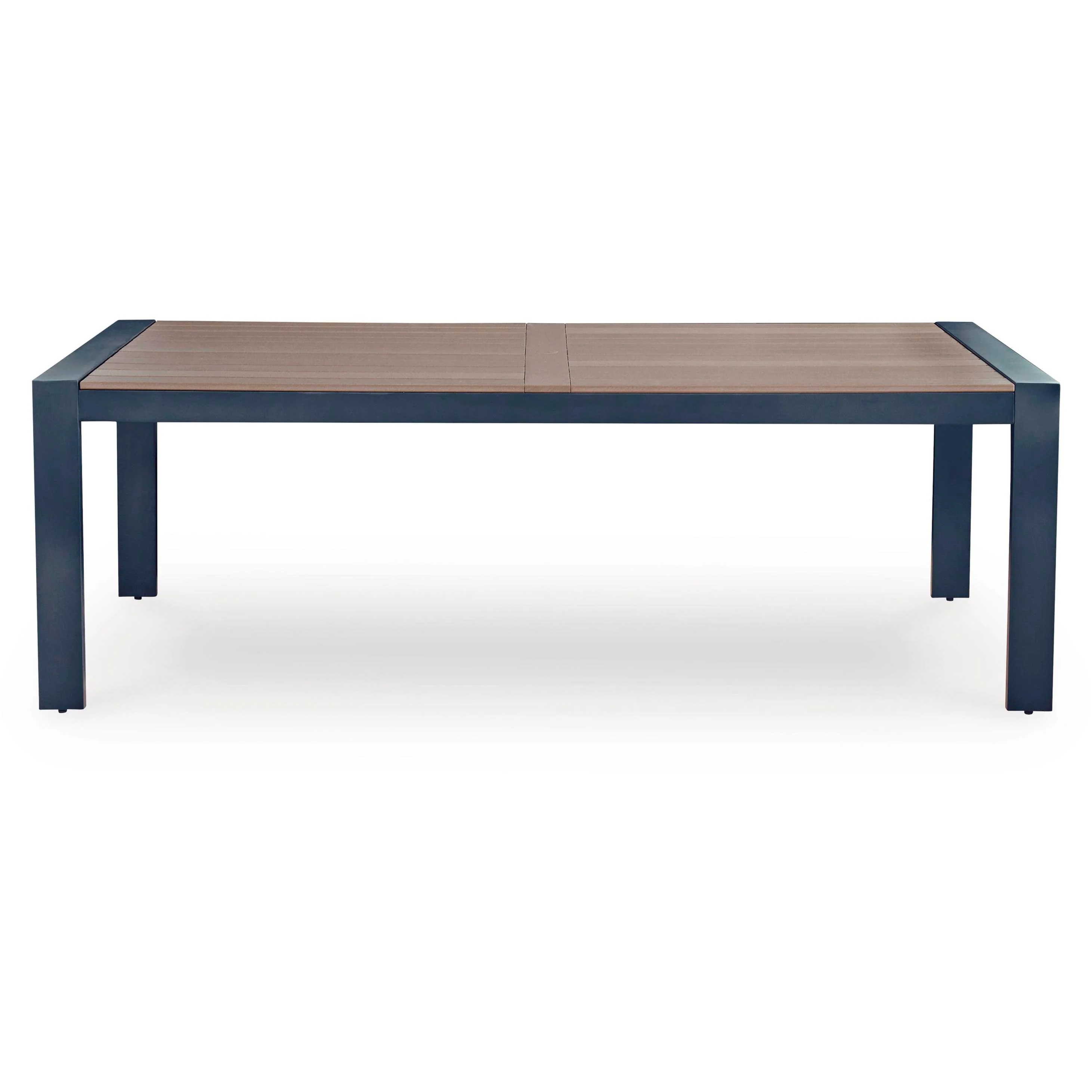 Signature Design by Ashley East Beach PCP587-625 Rectangular Dining Table with Umbrella Option - Image 2
