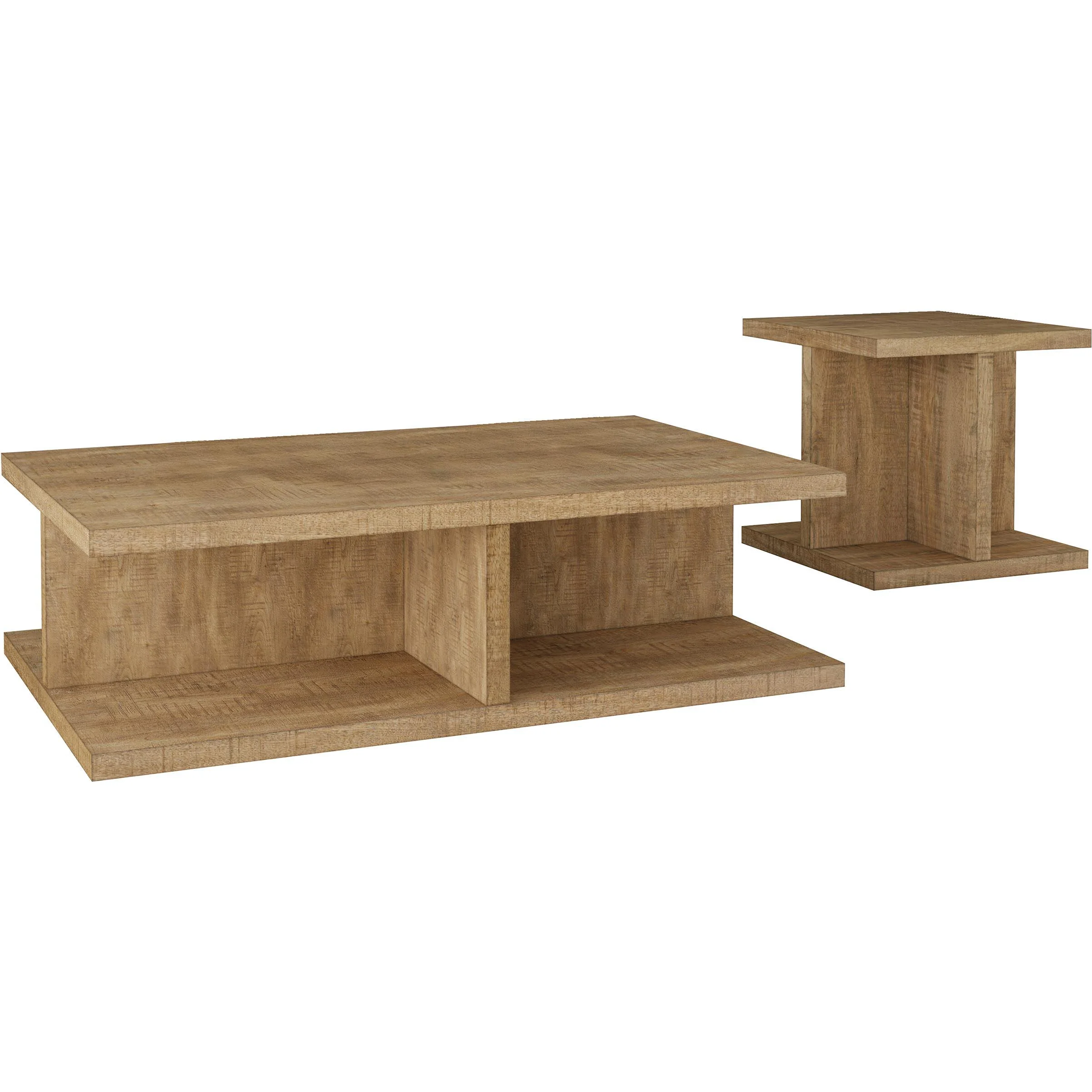 Coaster Furniture Cortona 706178-S2 2-piece Coffee and End Table Set – Mango