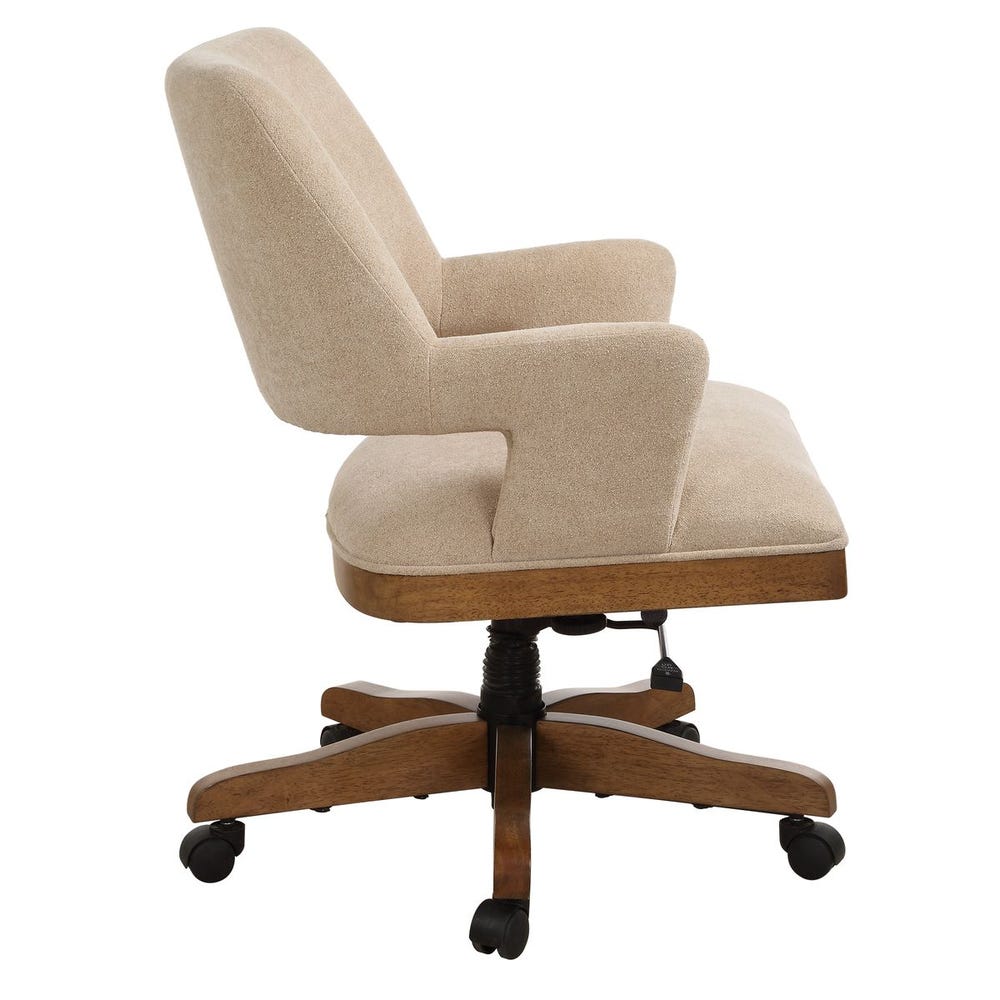 Pecan Desk Chair - Image 3