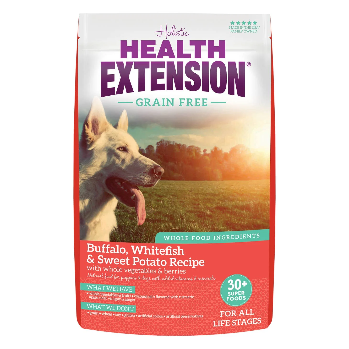 Health Extension Grain Free Buffalo, Whitefish & Sweet Potato Recipe 1 lb - Image 1
