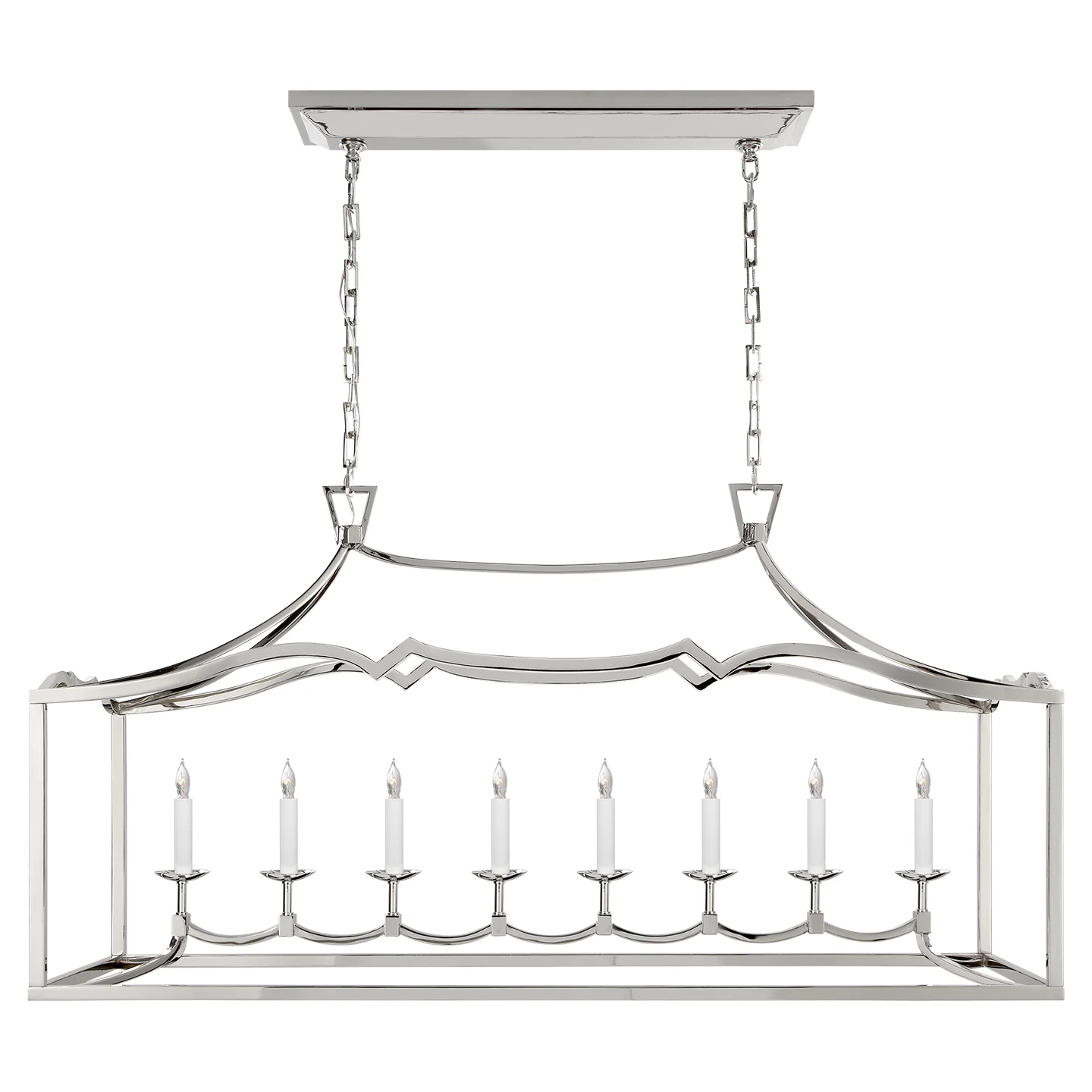 Darlana Fancy Eight Light Linear Pendant - Image 1