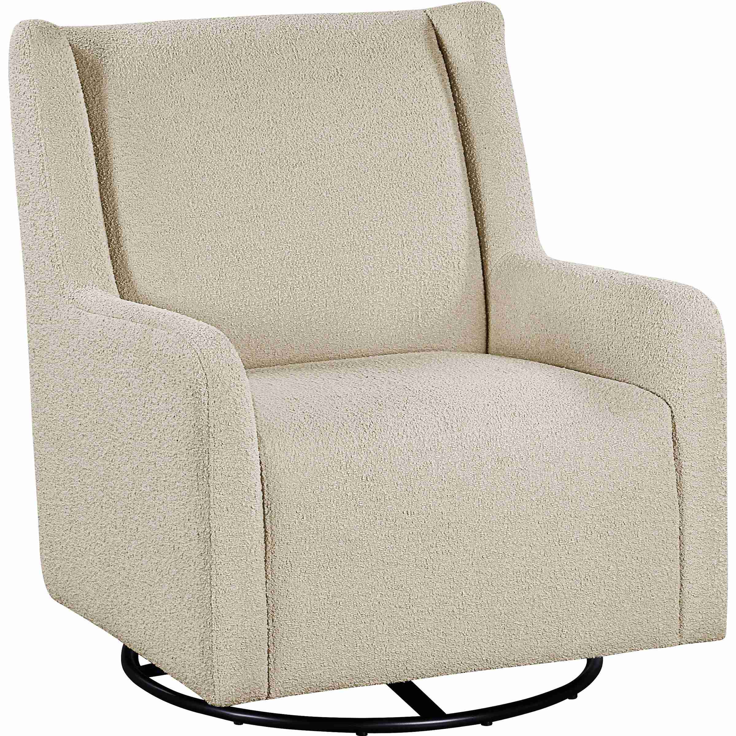 Coaster Furniture Serra 902453 Boucle Upholstered Swivel Glider - Sandy Beige - Image 1
