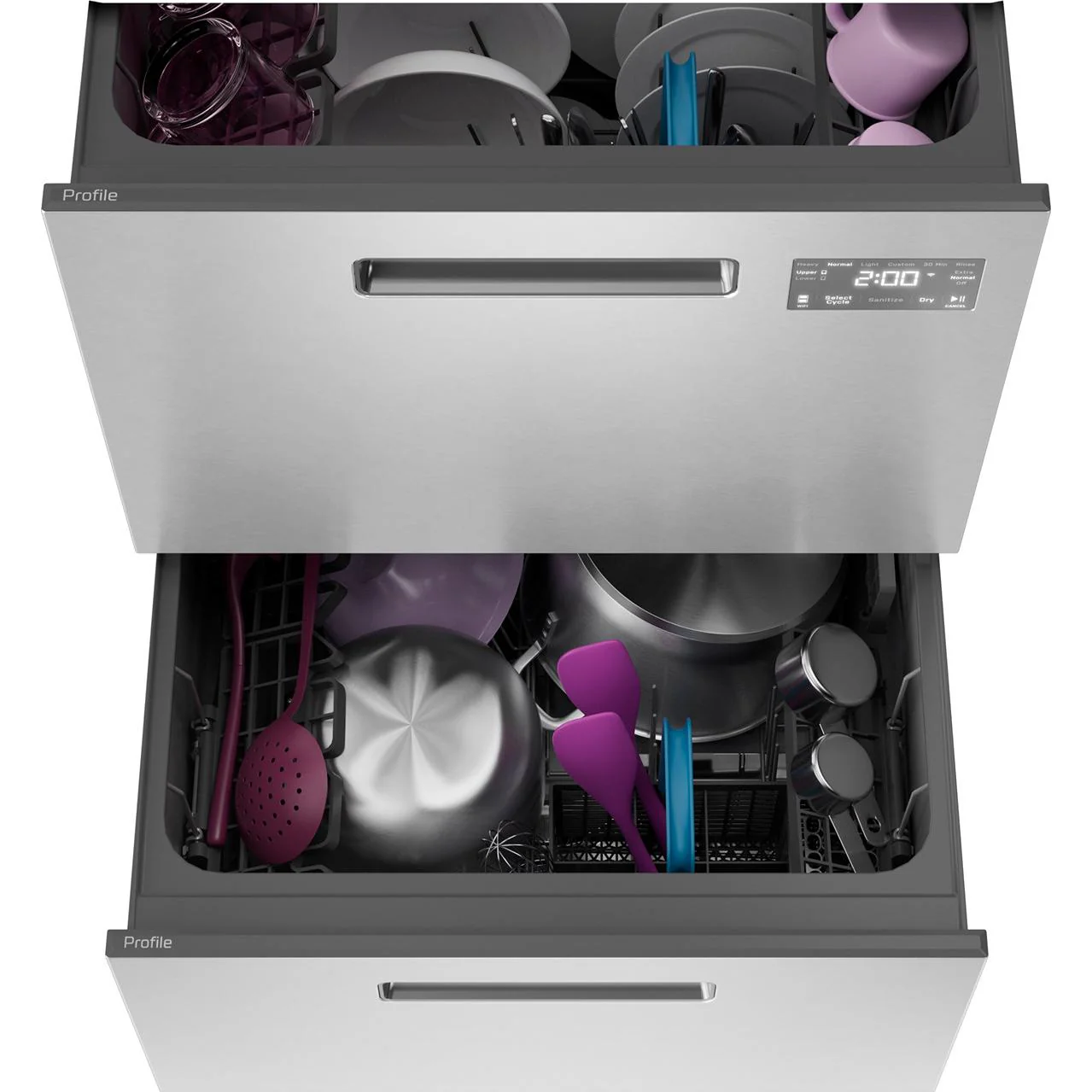 GE Profile Built-in Dishwasher with Sanitize Option PDD415PYYFS - Image 3