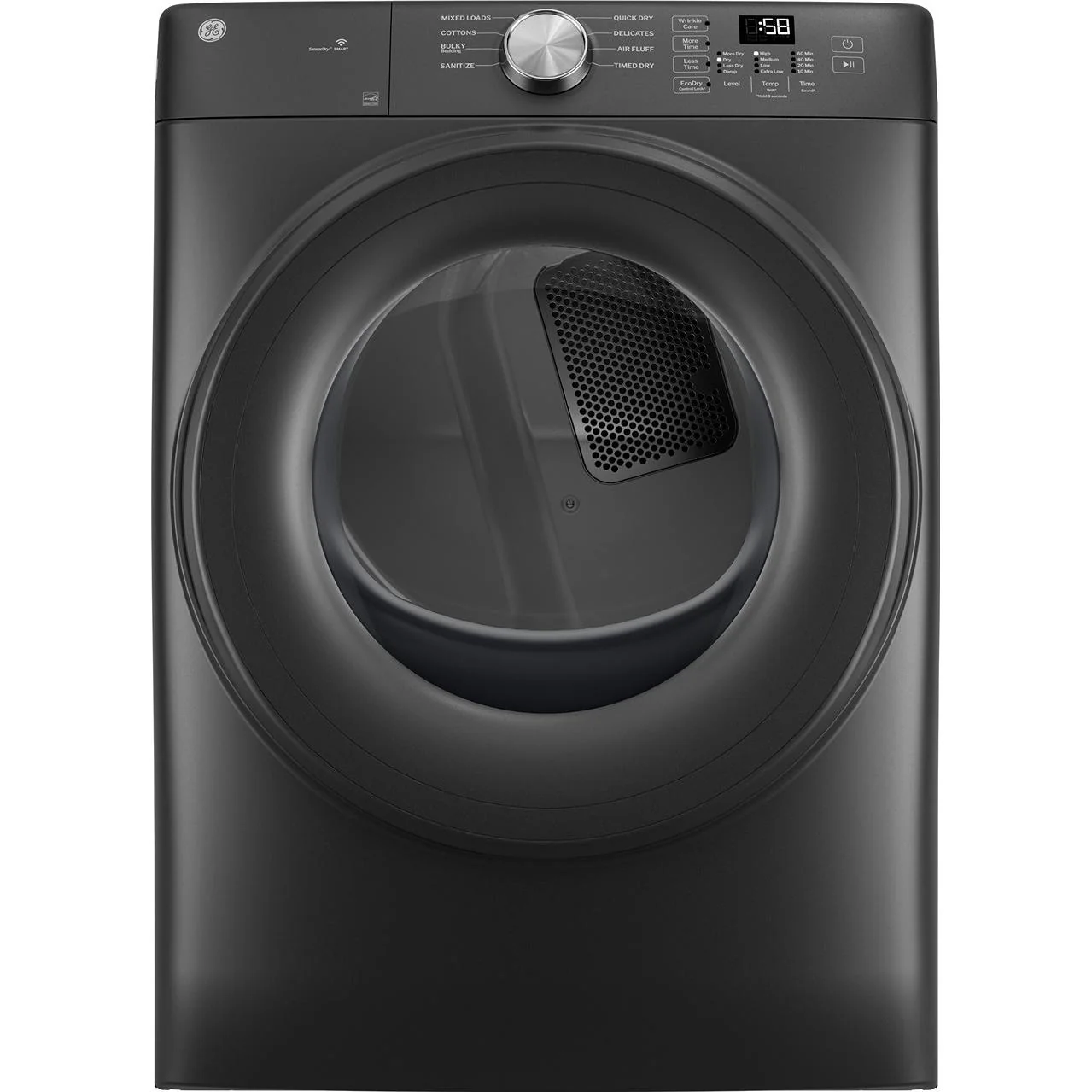 GE 7.8 cu. ft. Smart Gas Dryer with WiFi Powered by SmartHQ™ GFD35GSPYDS