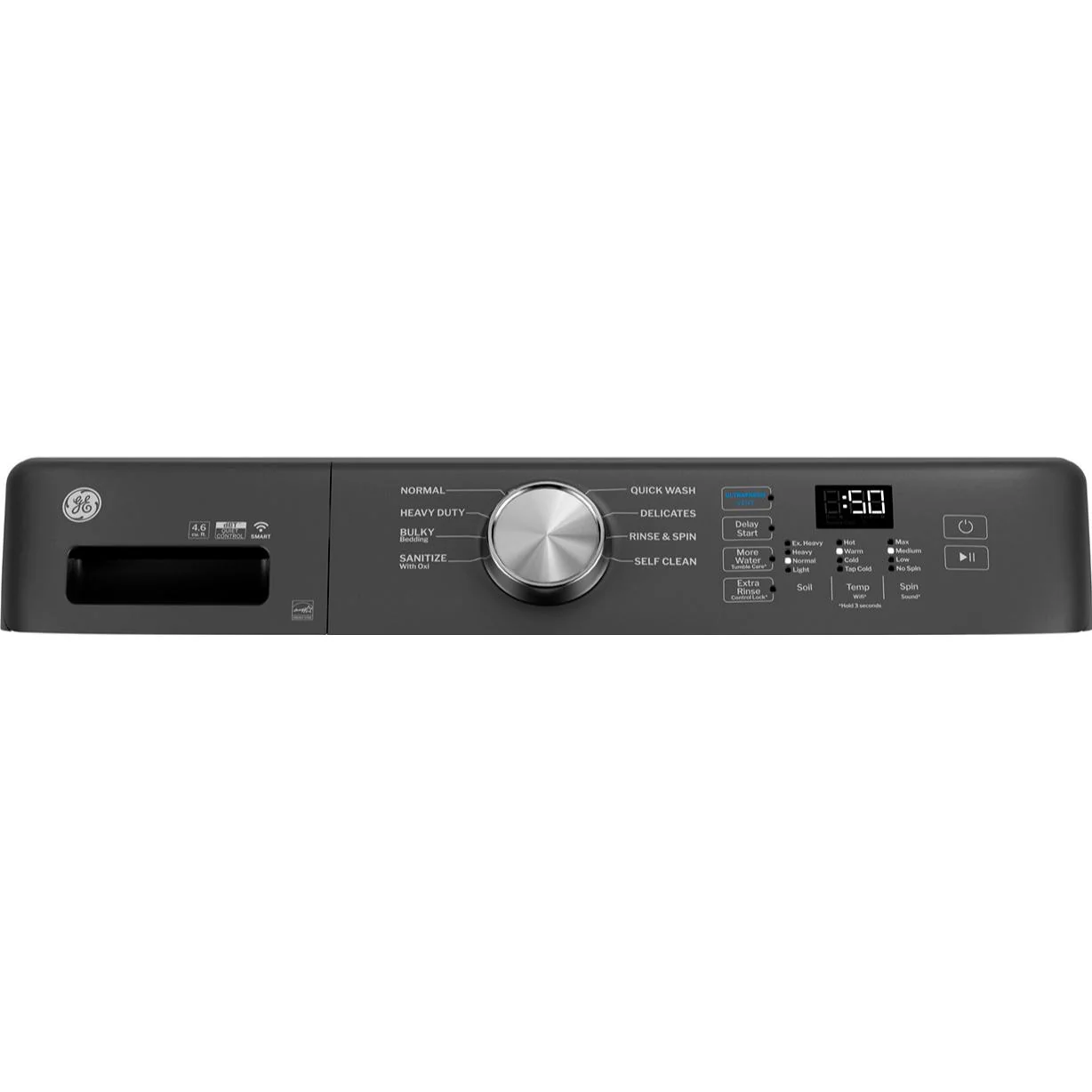 GE 4.6 cu. ft. Smart Front Load Washer with UltraFresh Vent System with OdorBlock™ GFW350SPYDS - Image 3