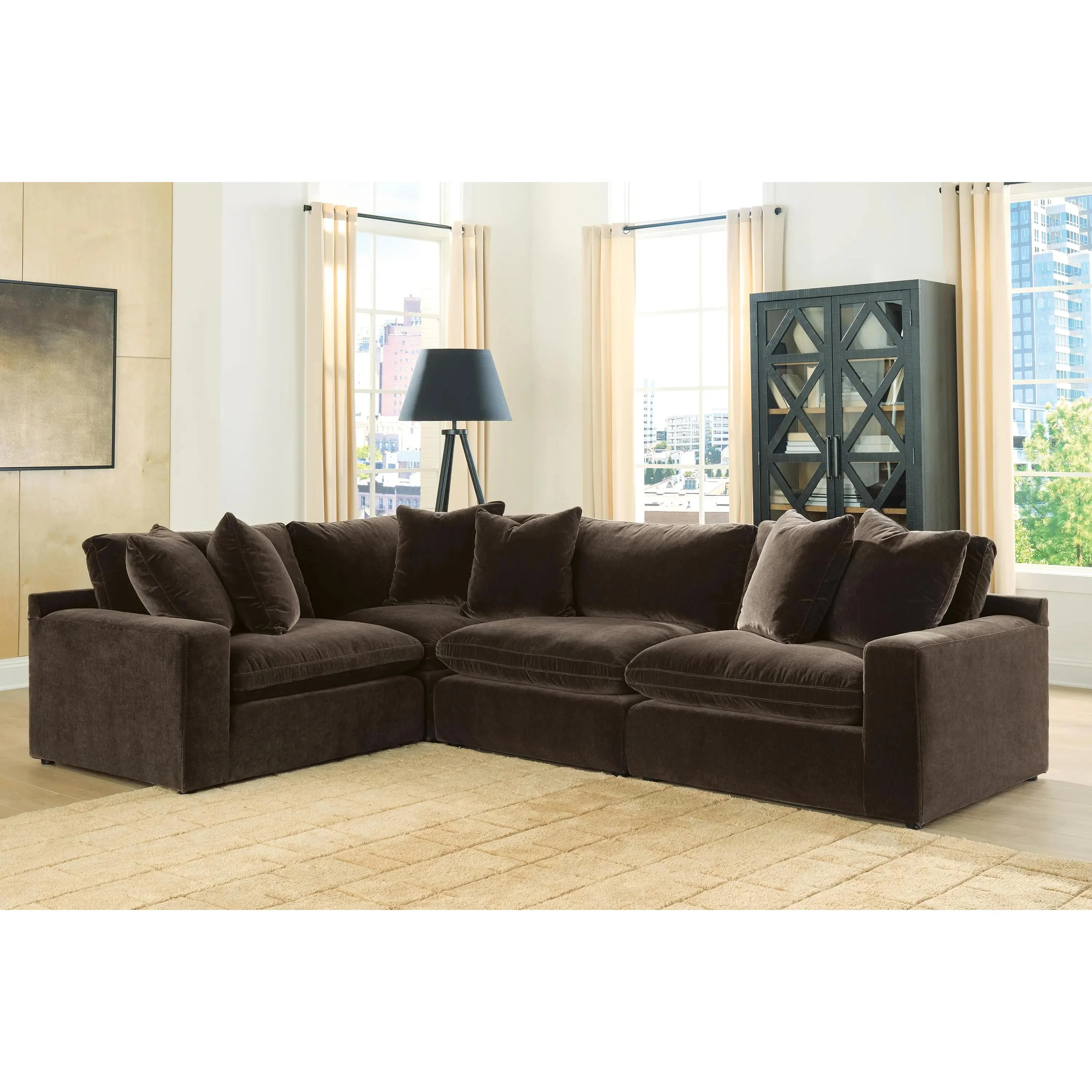Benchcraft Maxton Heights Fabric 4 pc Sectional 6780746/6780764/6780765/6780777 - Image 2