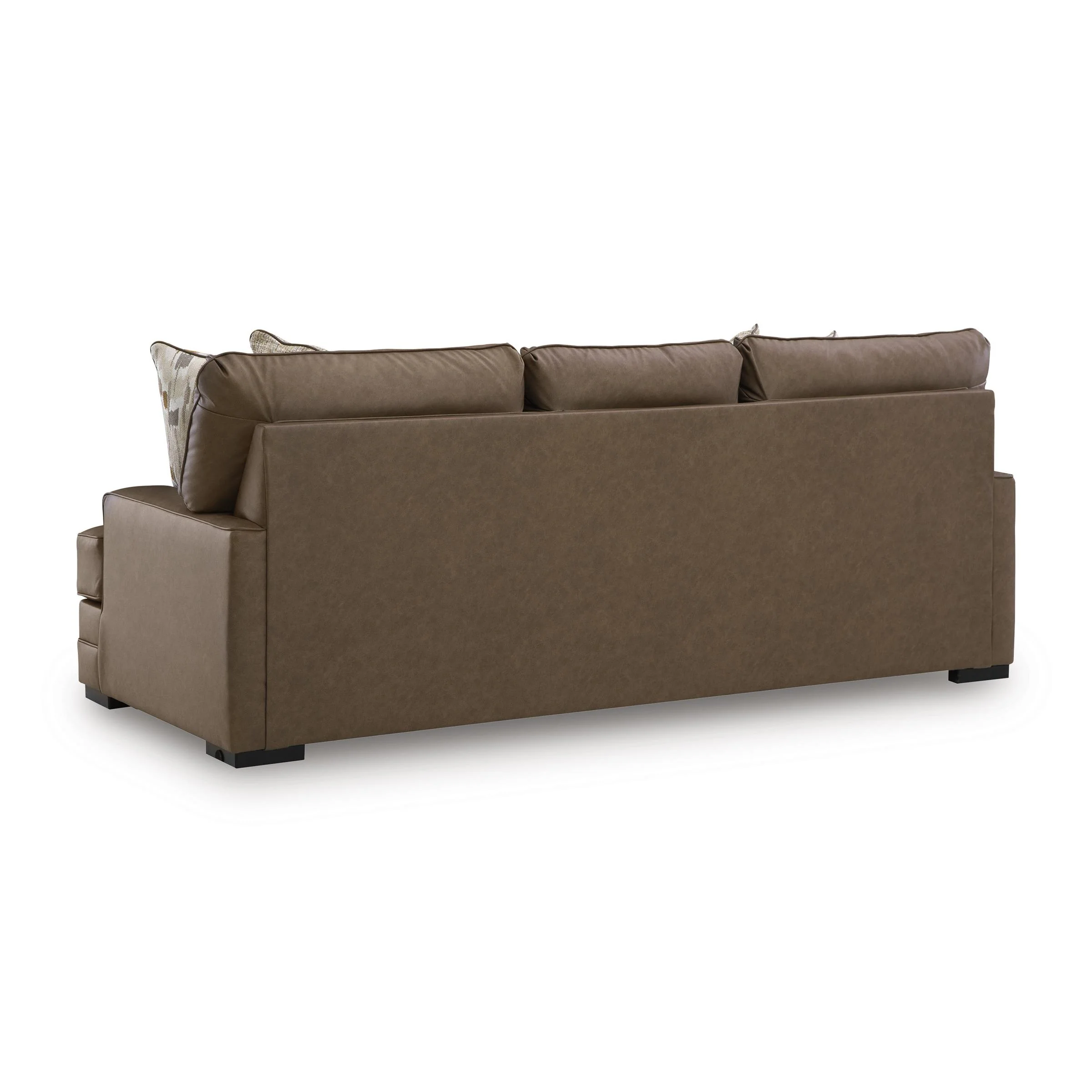 Benchcraft VillaCourt Stationary Leather Look Sofa 7490938 - Image 3