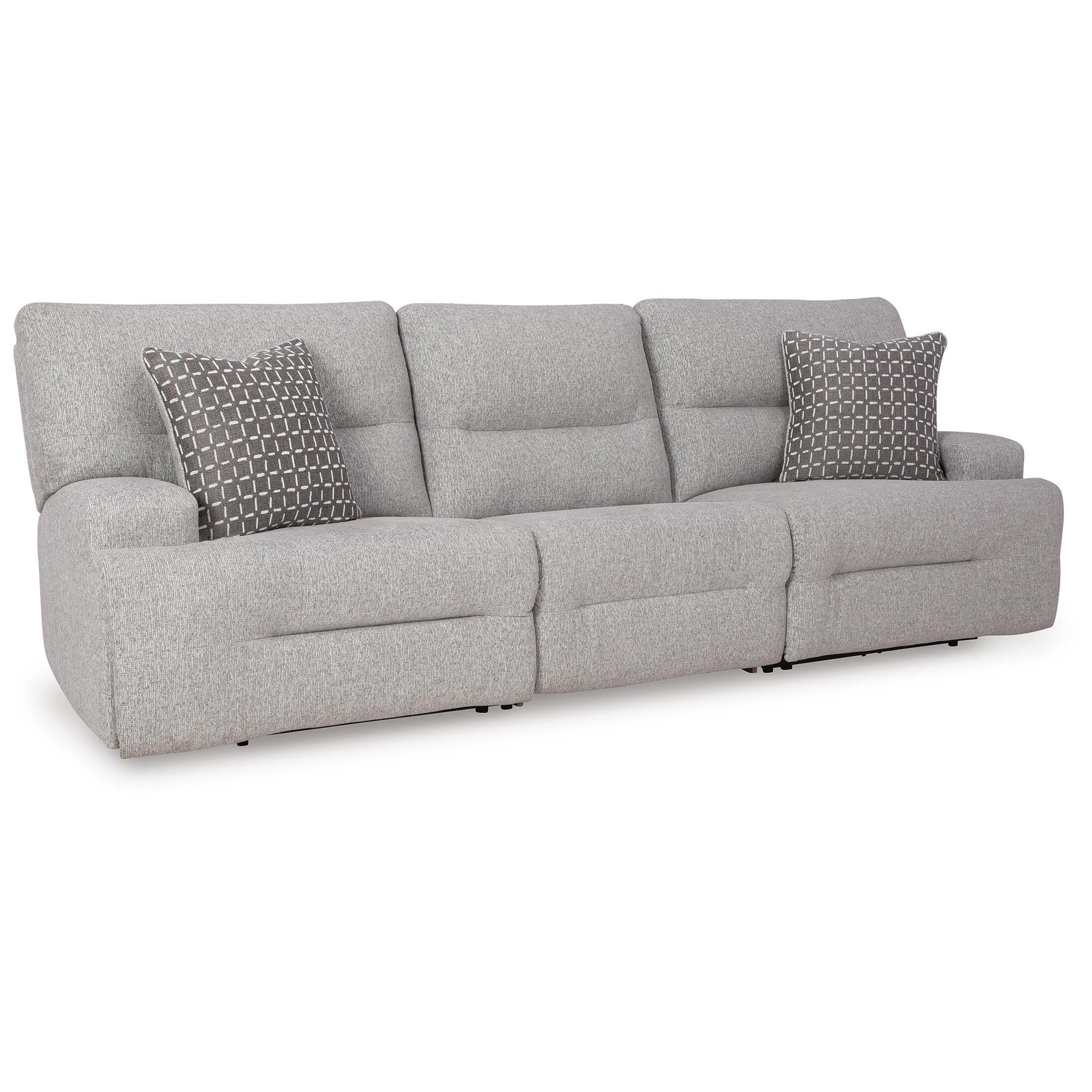Signature Design by Ashley Acklen Place Power Reclining Fabric Sofa 9360531/9360558/9360562