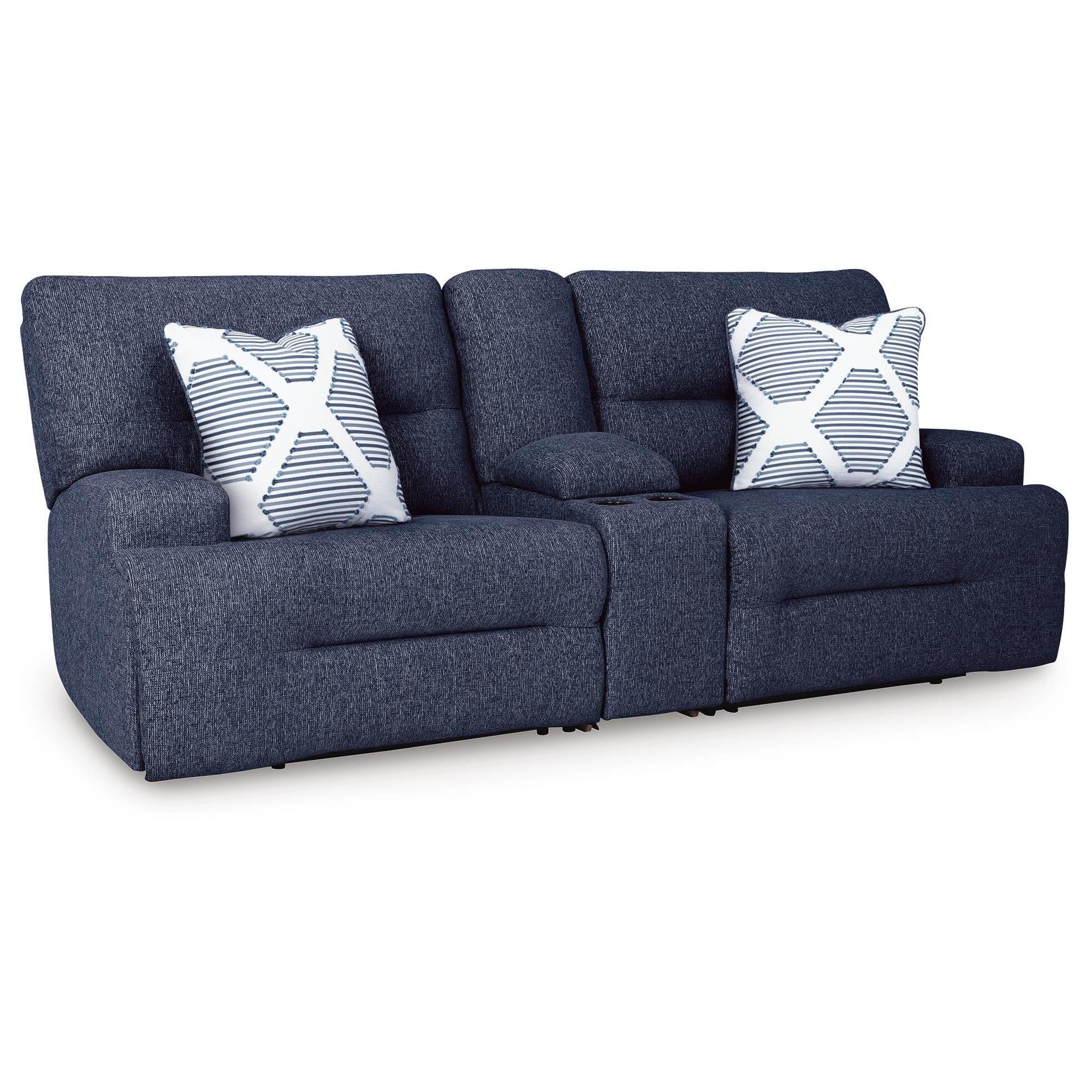 Signature Design by Ashley Acklen Place Power Reclining Fabric Loveseat 9360757/9360758/9360762