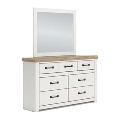 Benchcraft Savonport 7-Drawer Dresser with Mirror B4615-31/B4615-36 - Image 1