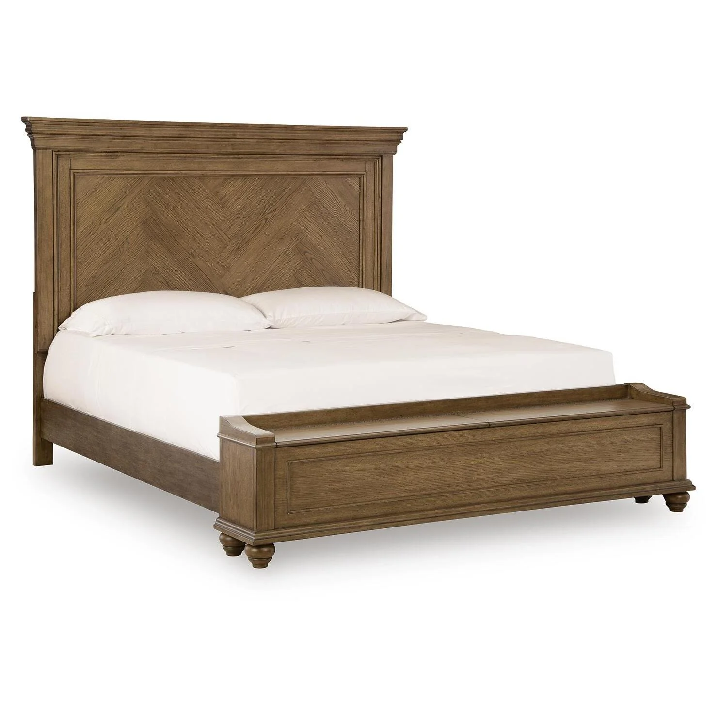 Signature Design by Ashley Karallin King Panel Bed with Storage PCB782-56S/PCB782-58/PCB782-97 - Image 1