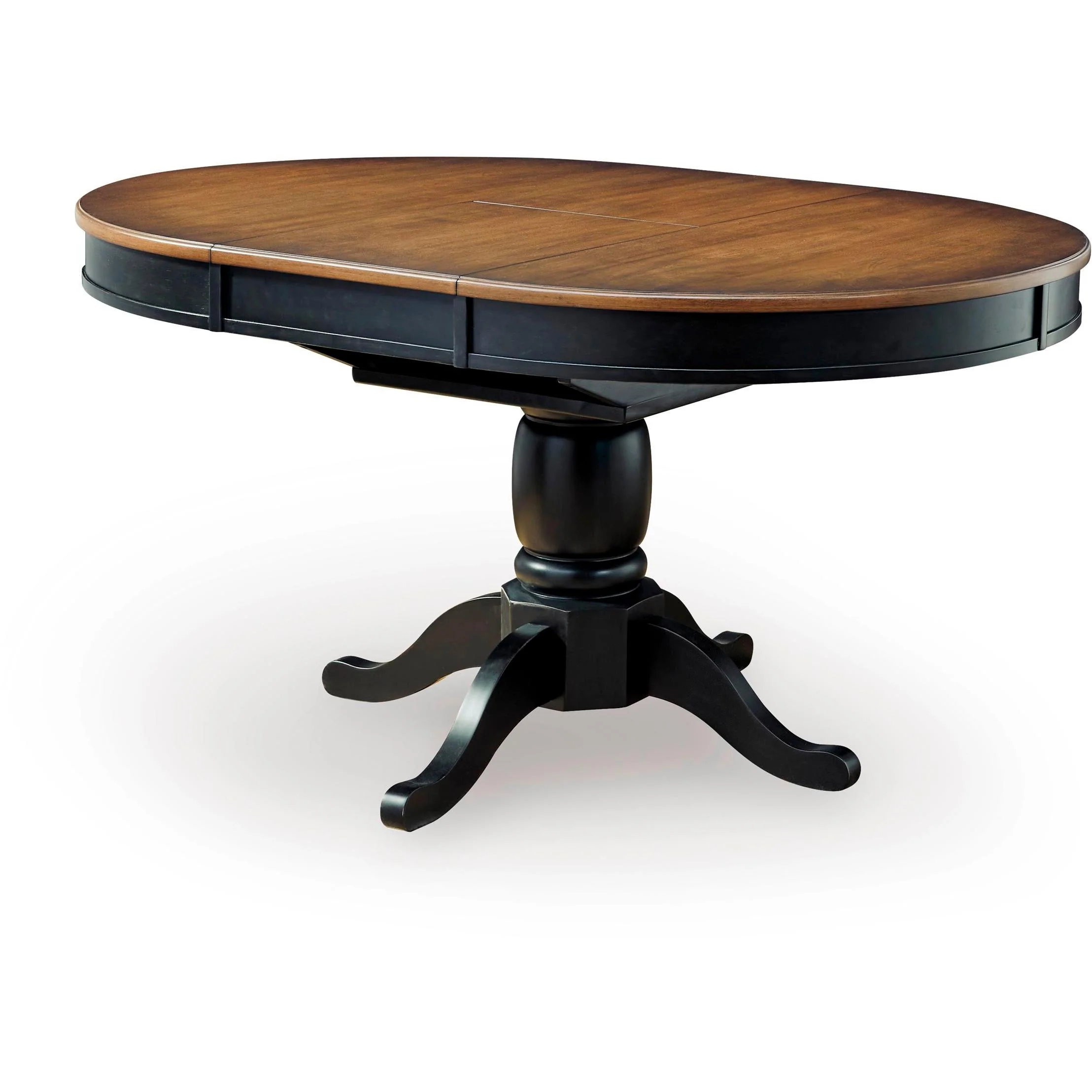 Signature Design by Ashley Oval Clorazi Dining Table with Pedestal Base PCD619-48 - Image 1