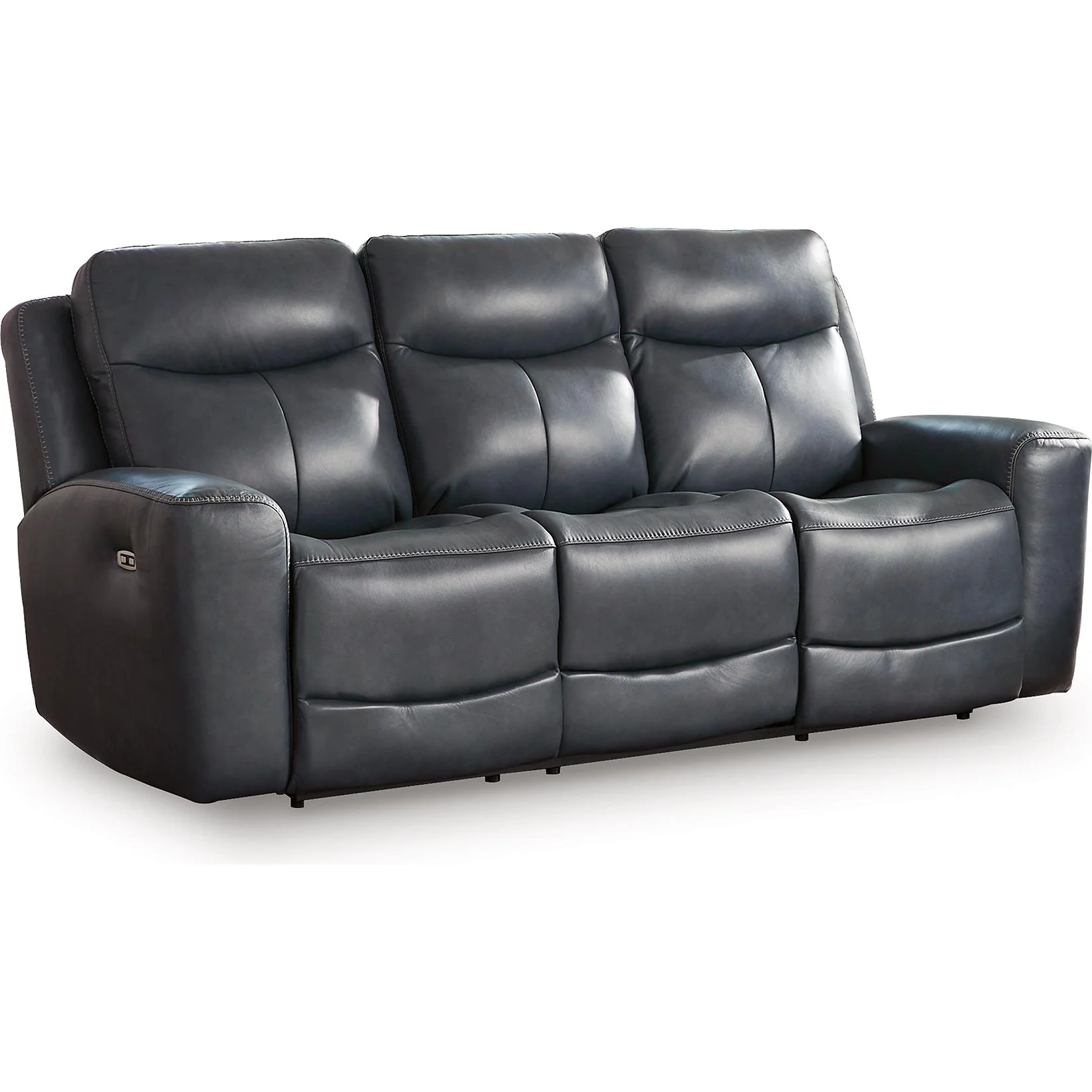 Signature Design by Ashley Next Move Power Reclining Leather Match Sofa PCU1210015 - Image 1