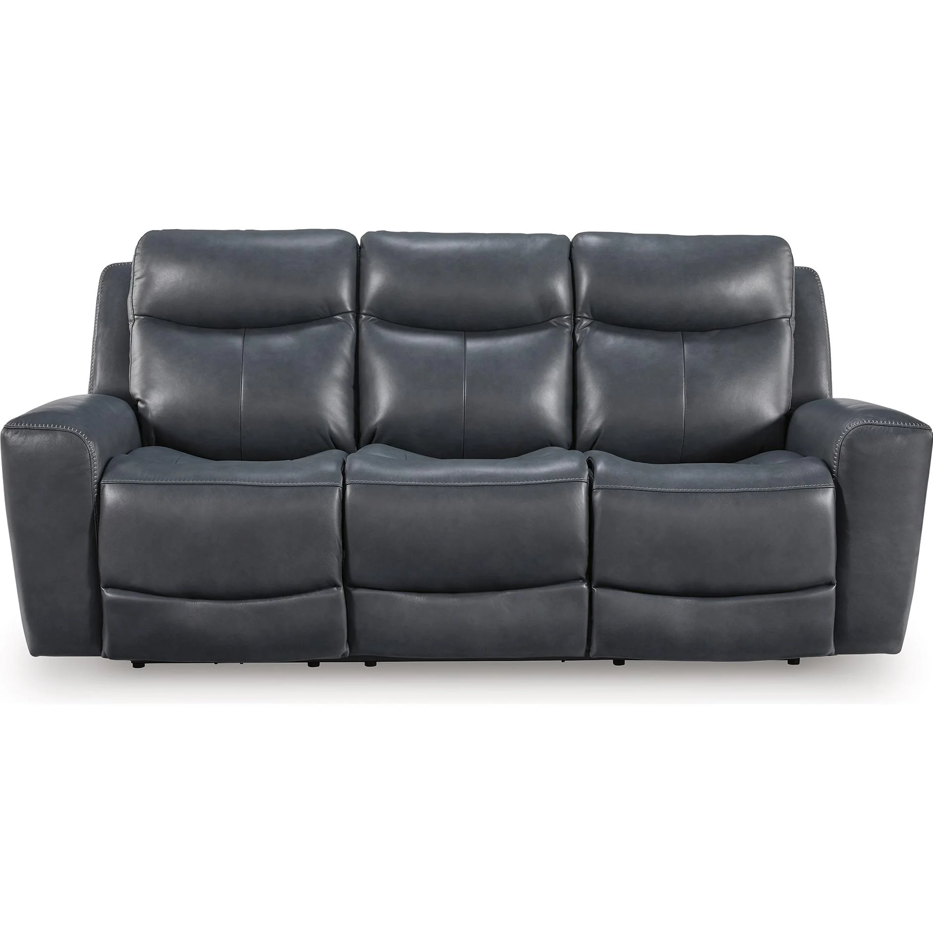 Signature Design by Ashley Next Move Power Reclining Leather Match Sofa PCU1210015 - Image 3