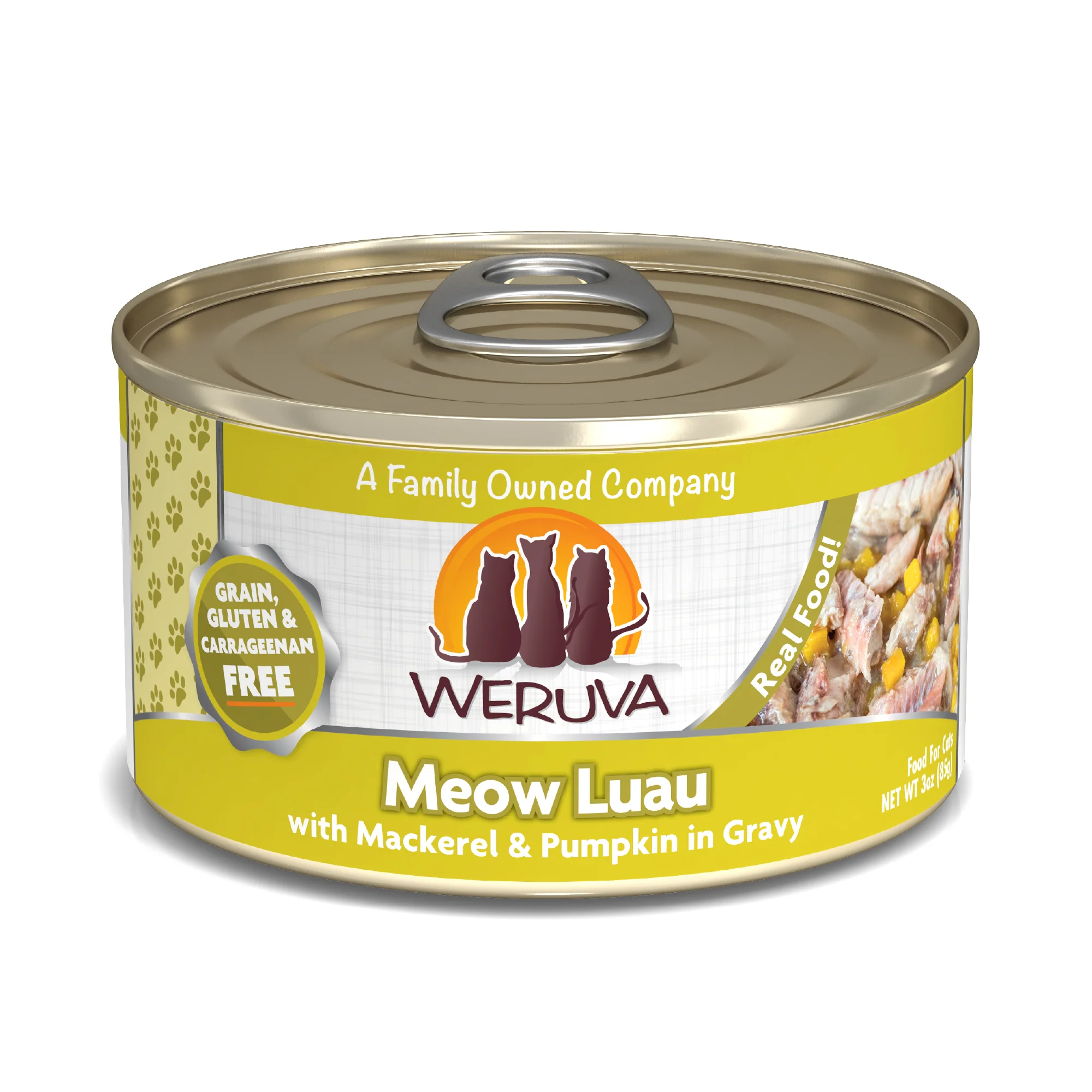 Weruva Classics 3oz Canned Cat food  Meow Luau - Image 1