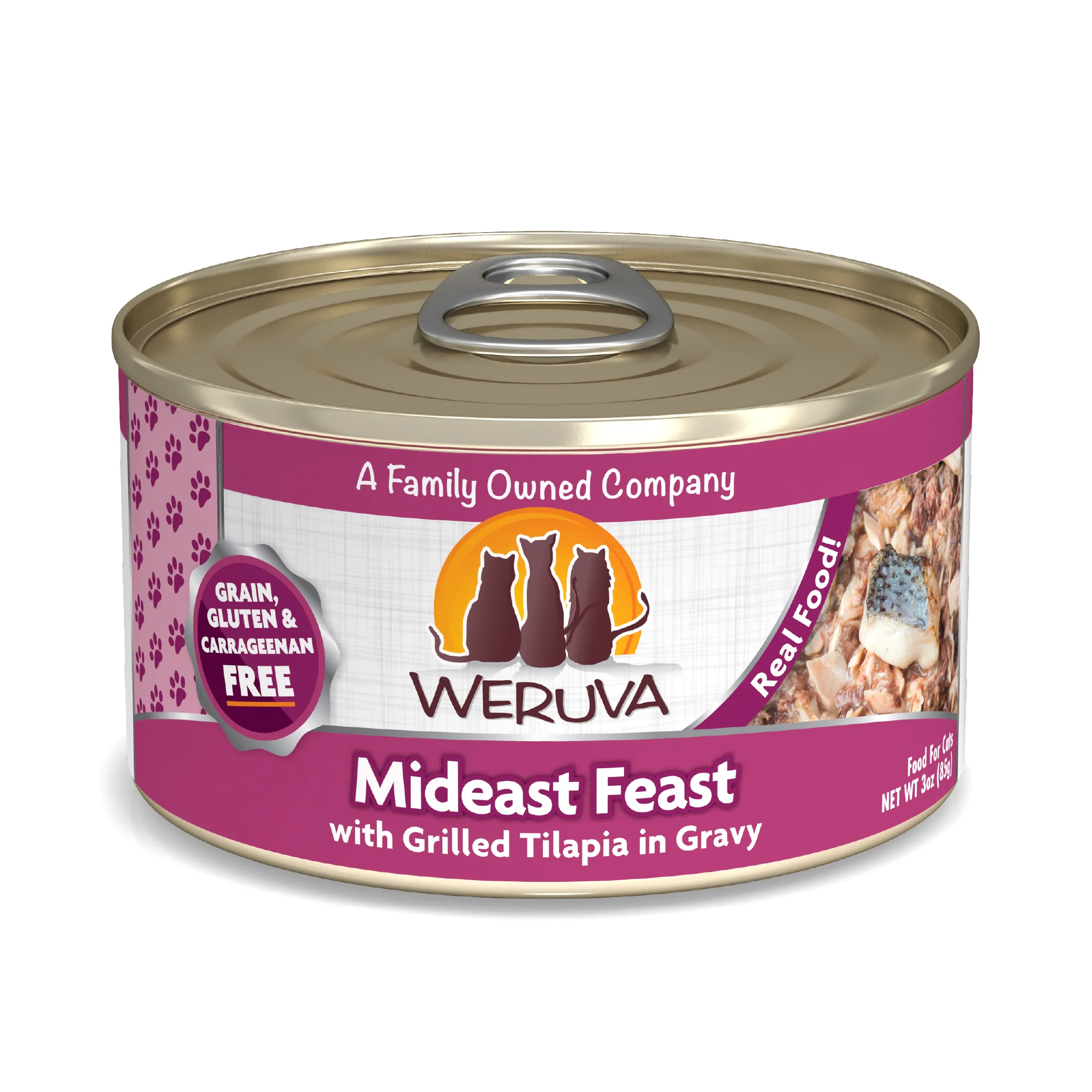 Weruva Classics 3oz Canned Cat food Mideast Feast - Image 1