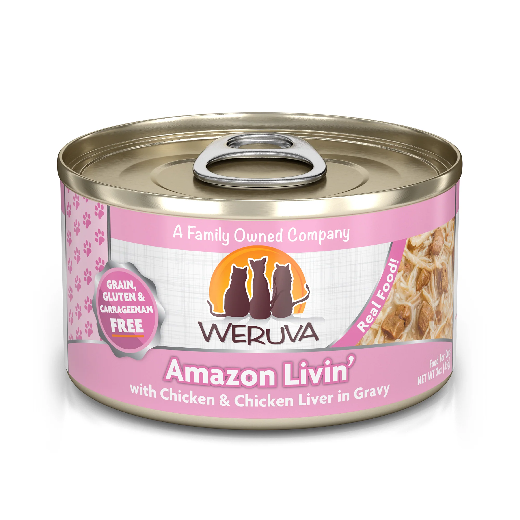 Weruva Classics 3oz Canned Cat food Nine Liver - Image 1