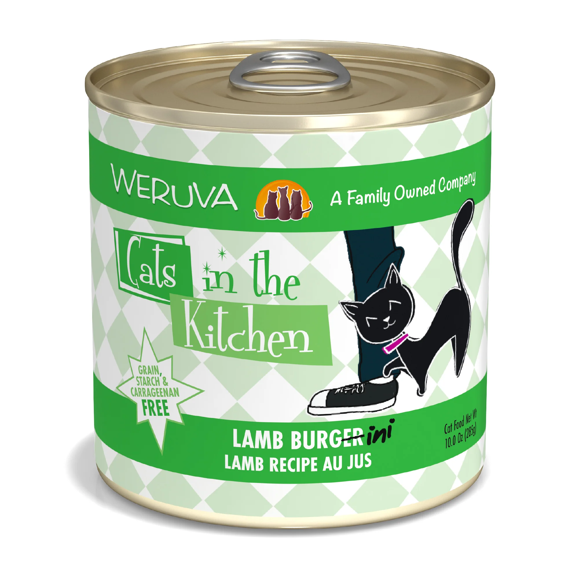 Weruva Cats in the Kitchen 10oz Canned Cat Food Lamb Burgini - Image 1