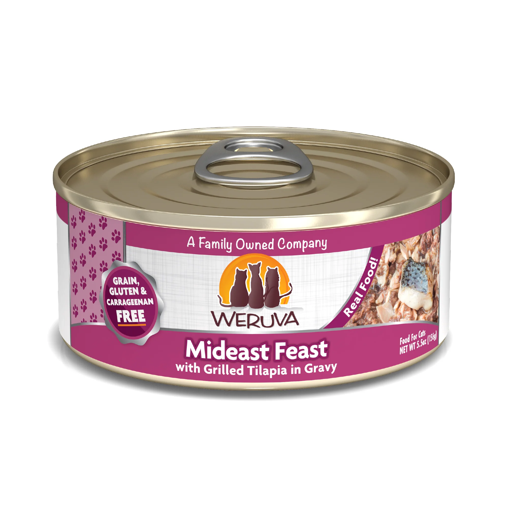 Weruva Classics 5.5oz Canned Cat food Mideast Feast - Image 1