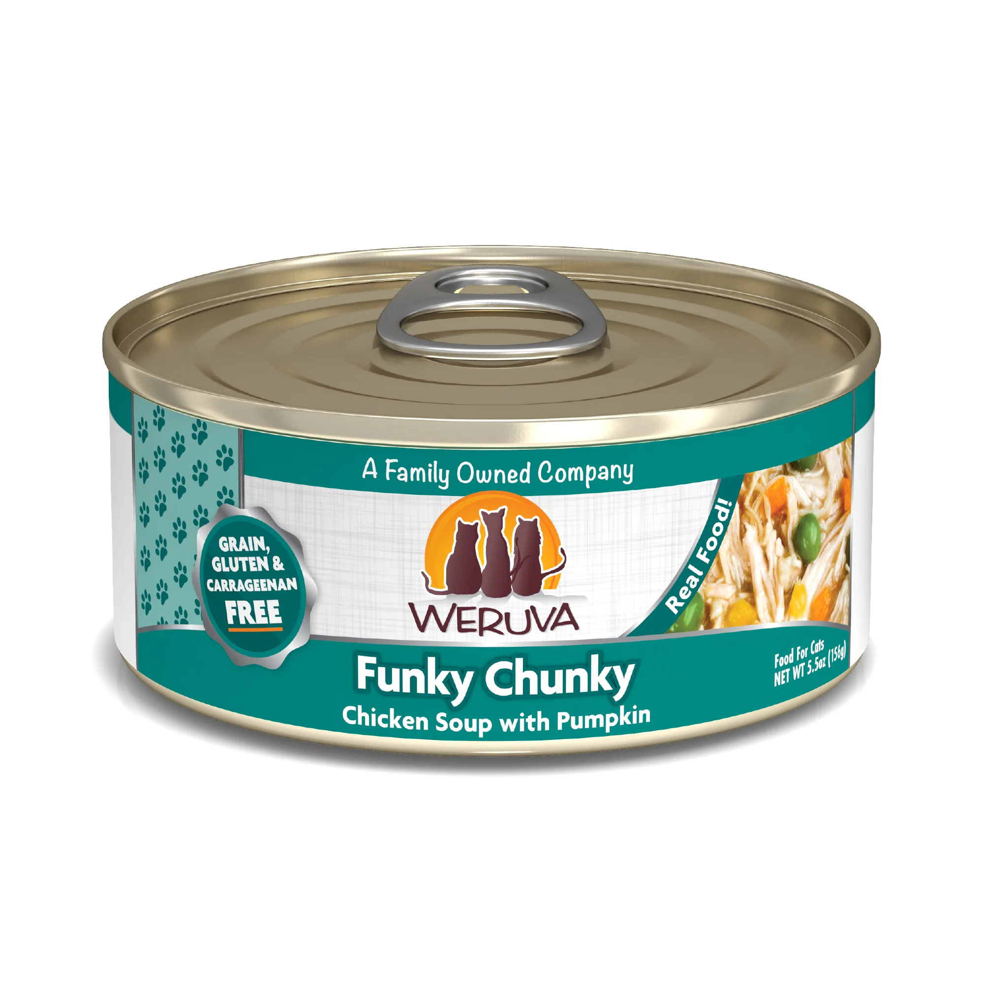 Weruva Classics 5.5oz Canned Cat food Funky Chunky - Image 1