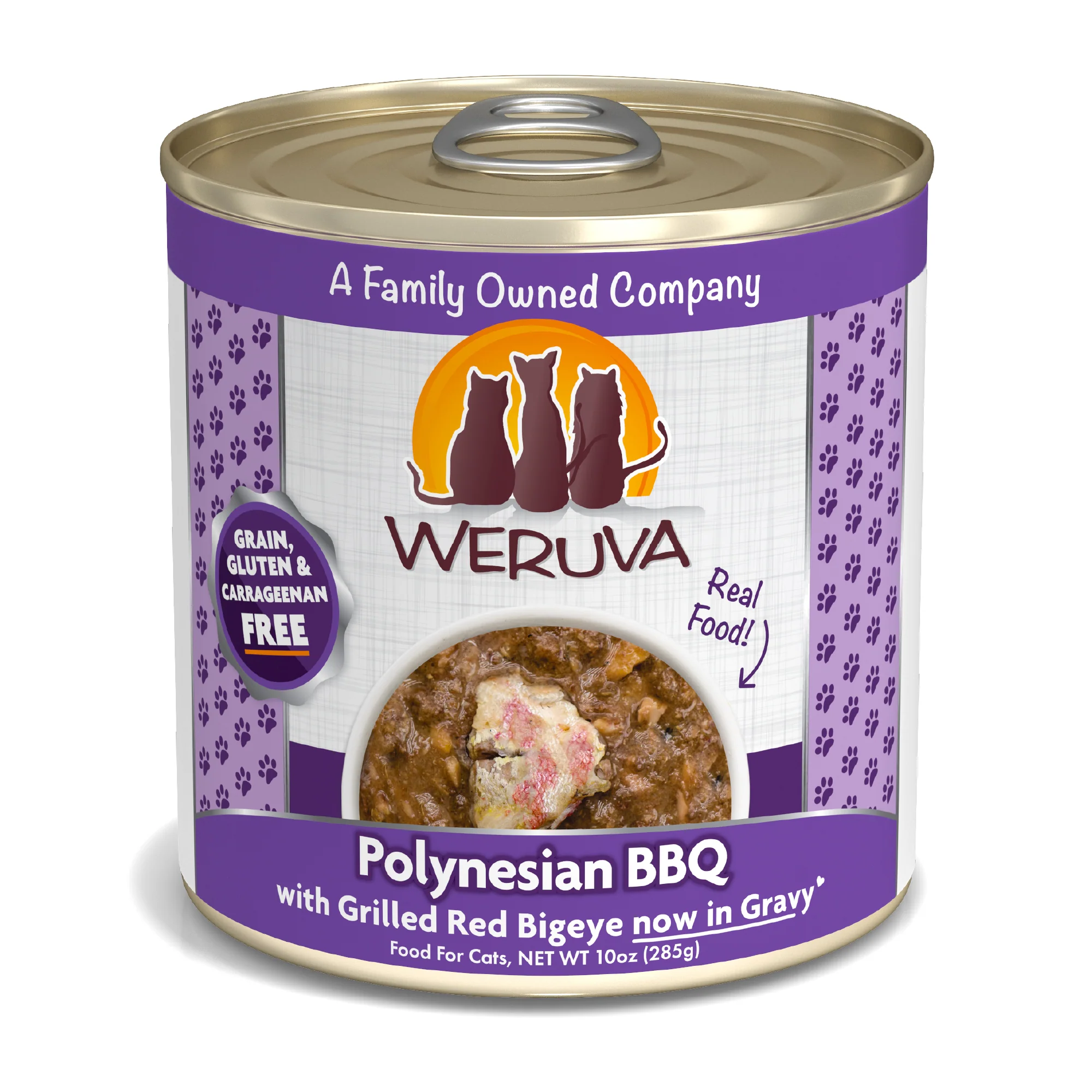Weruva Classics 10oz Canned Cat food Polynesian BBQ - Image 1