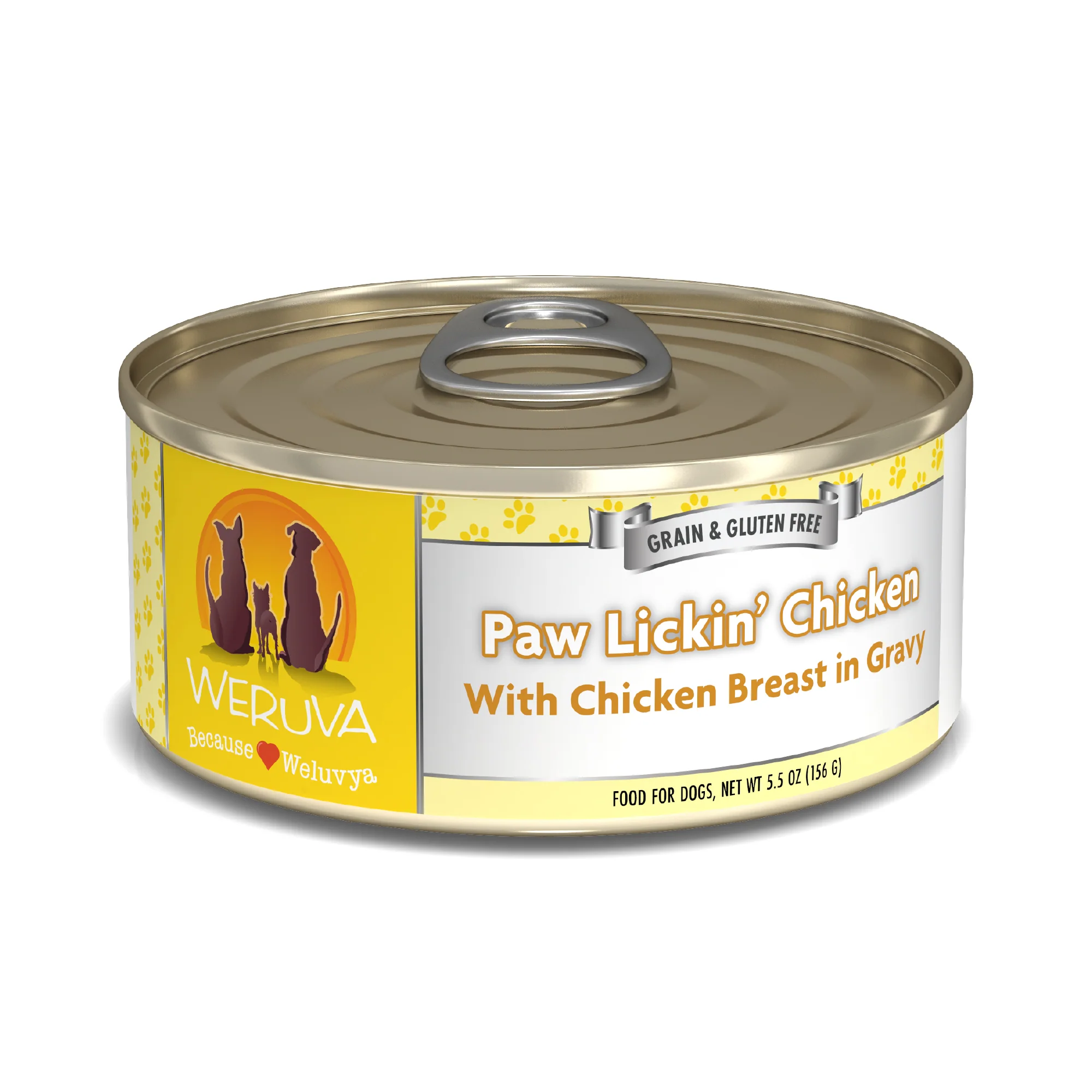 Weruva Classic Dog food 5.5oz Can Paw Lickin