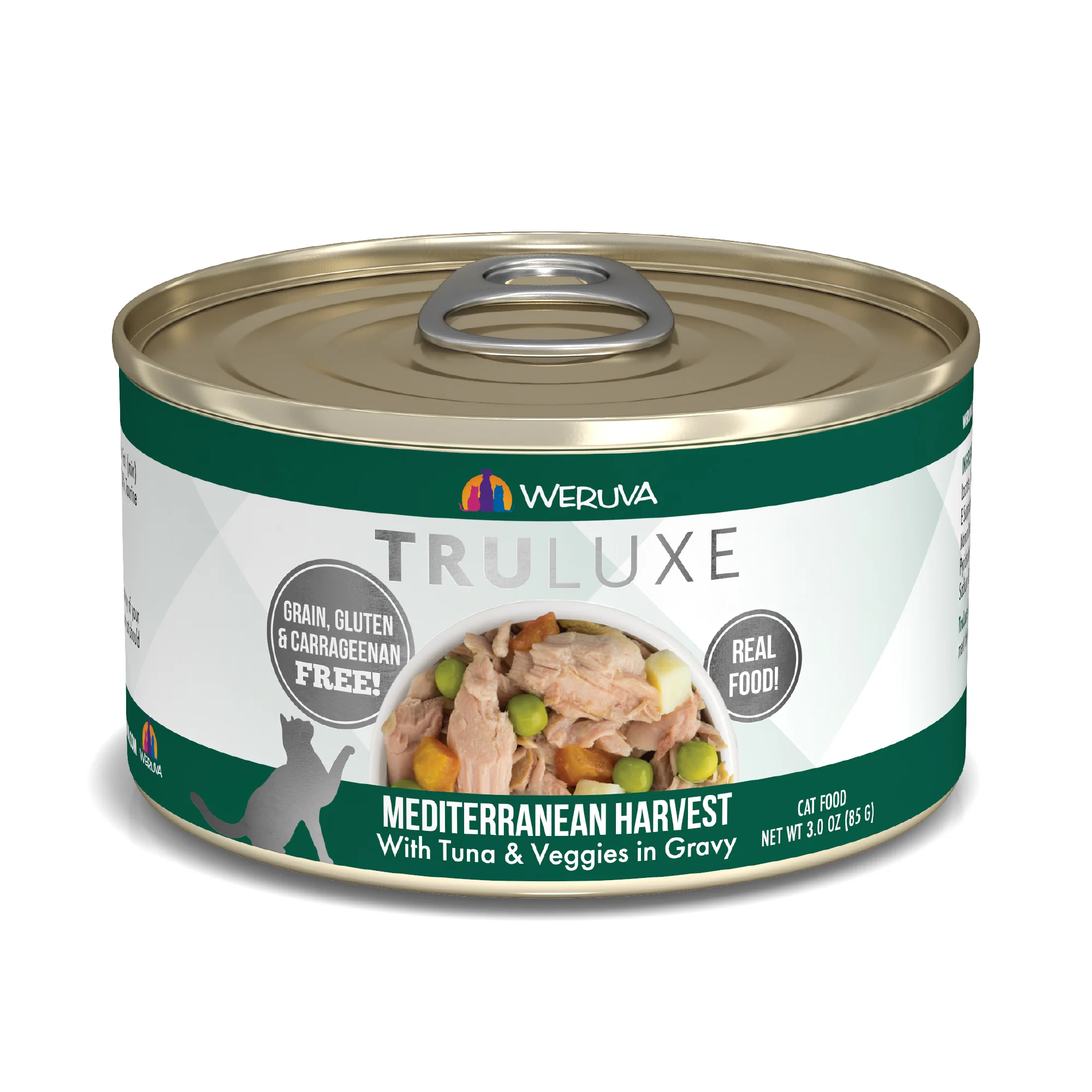 Weruva Truluxe Cat food 3oz Can Mediterranean Harvest - Image 1